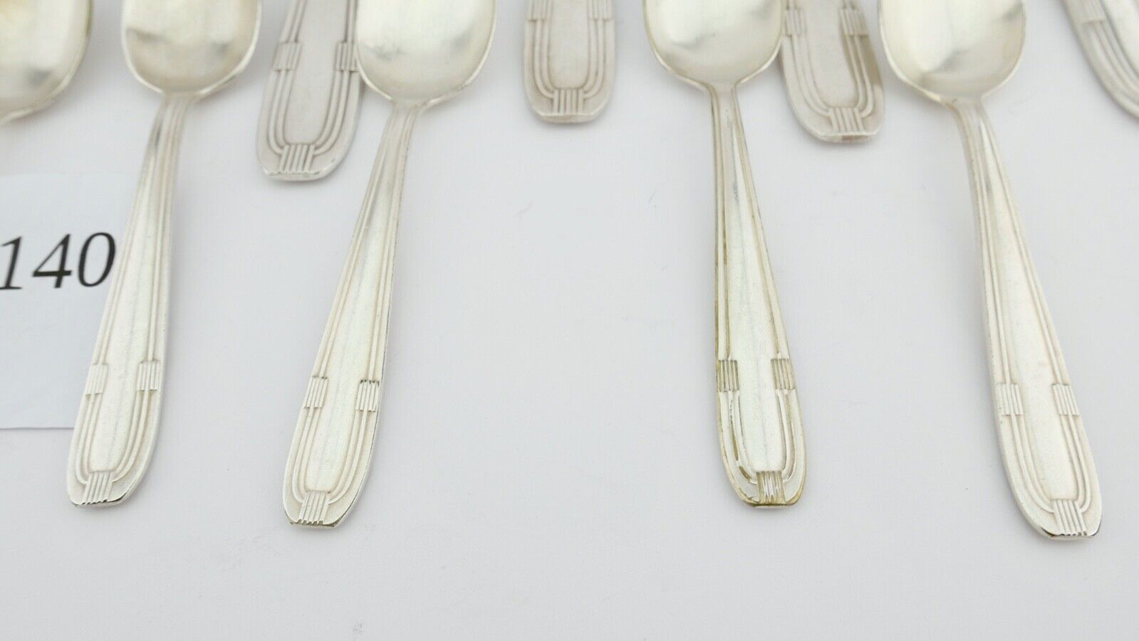 32 Tlg Art Deco 1930er Couverts DIXI 84G 18G cutlery Besteck Gabel Löffel - Antikhandel-Stuttgart