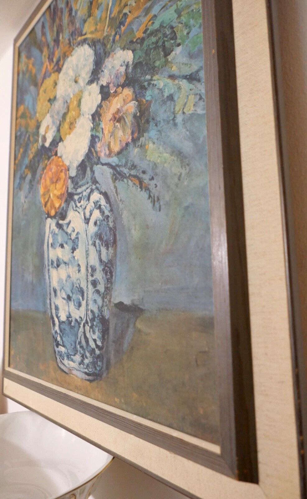 Gemälde 83x64 cm CÉZANNE PAUL SESANN Stillleben Blumen Vase BLOMSTER KUNSTKOPIE - Antikhandel-Stuttgart