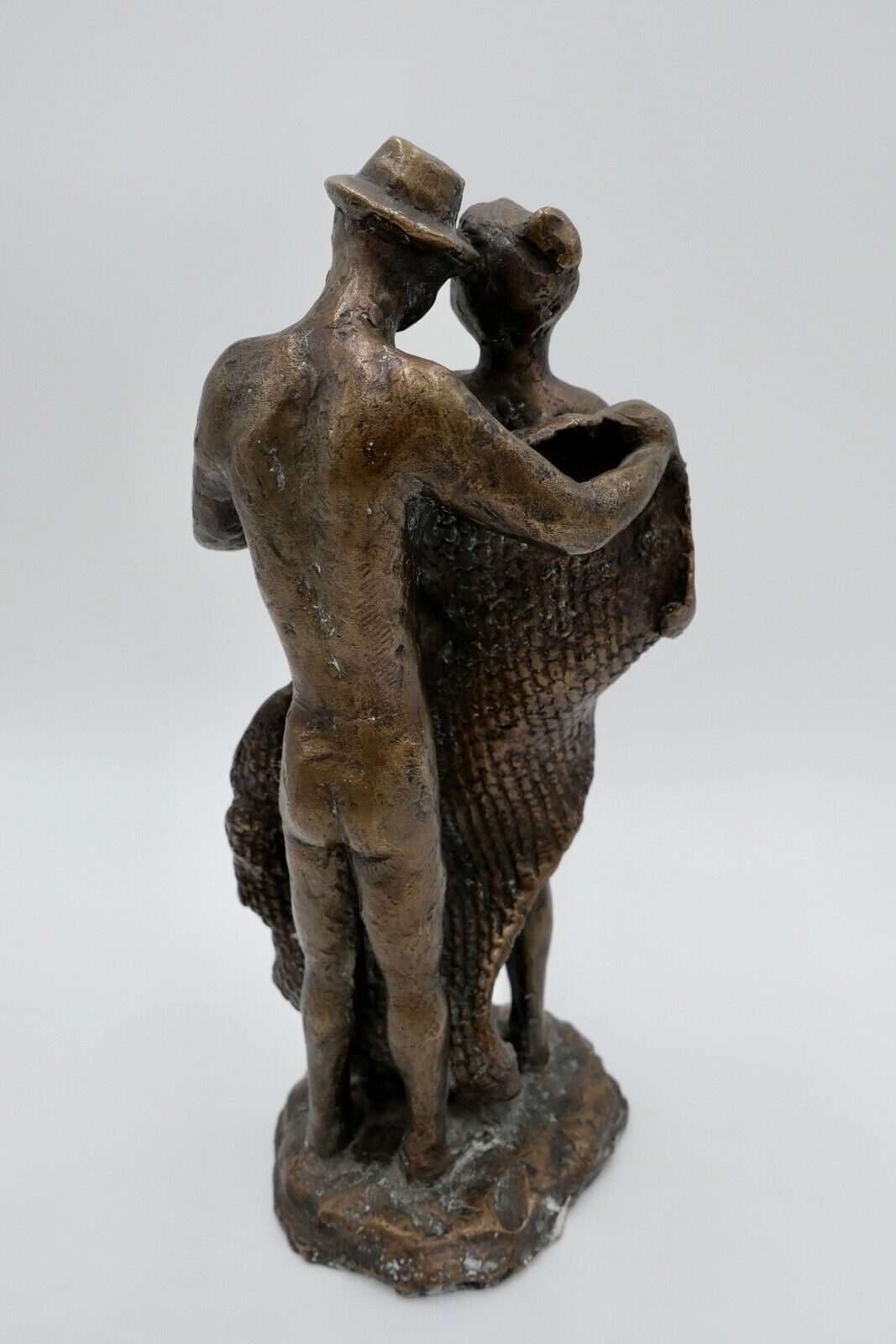 Bronze Figur Skulptur " Guss Strehle " München 27 cm Pärchen - Antikhandel-Stuttgart