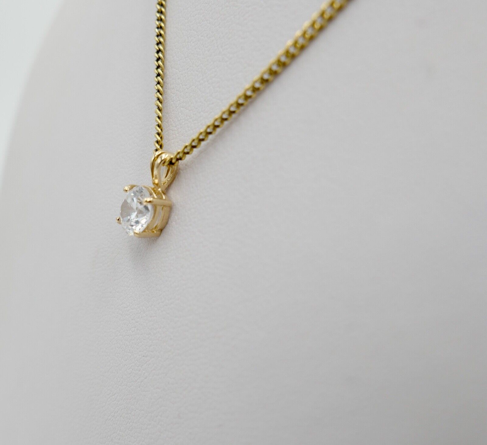 DQCZ Anhänger mit Zirkonia 585 / 14K Gold Gelbgold - Antikhandel-Stuttgart