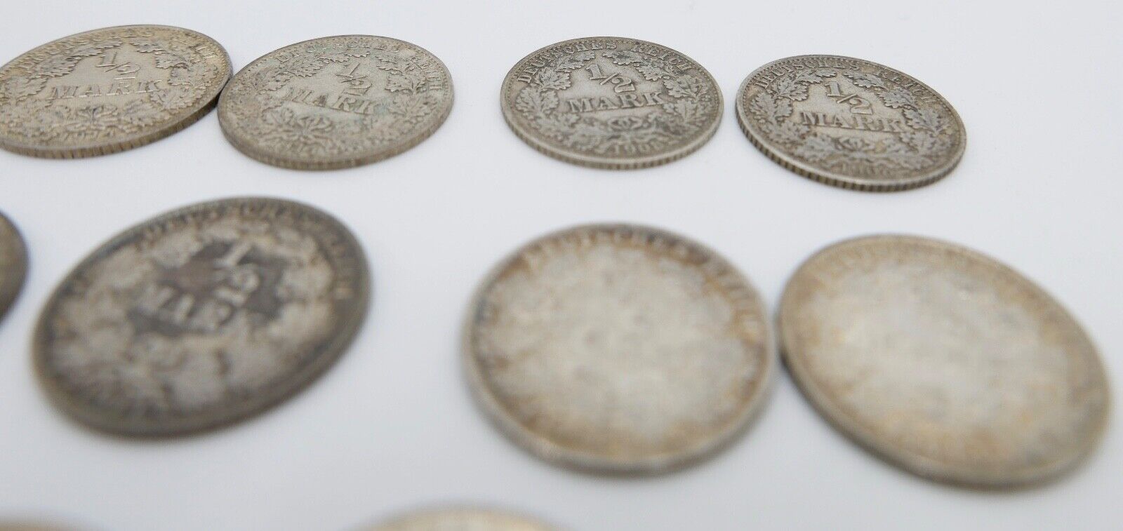 39x 1/2 Mark Jäger 16 / J.16 Silber 1905-1919 ss-stg sehr schön - Stempelglanz - Antikhandel-Stuttgart