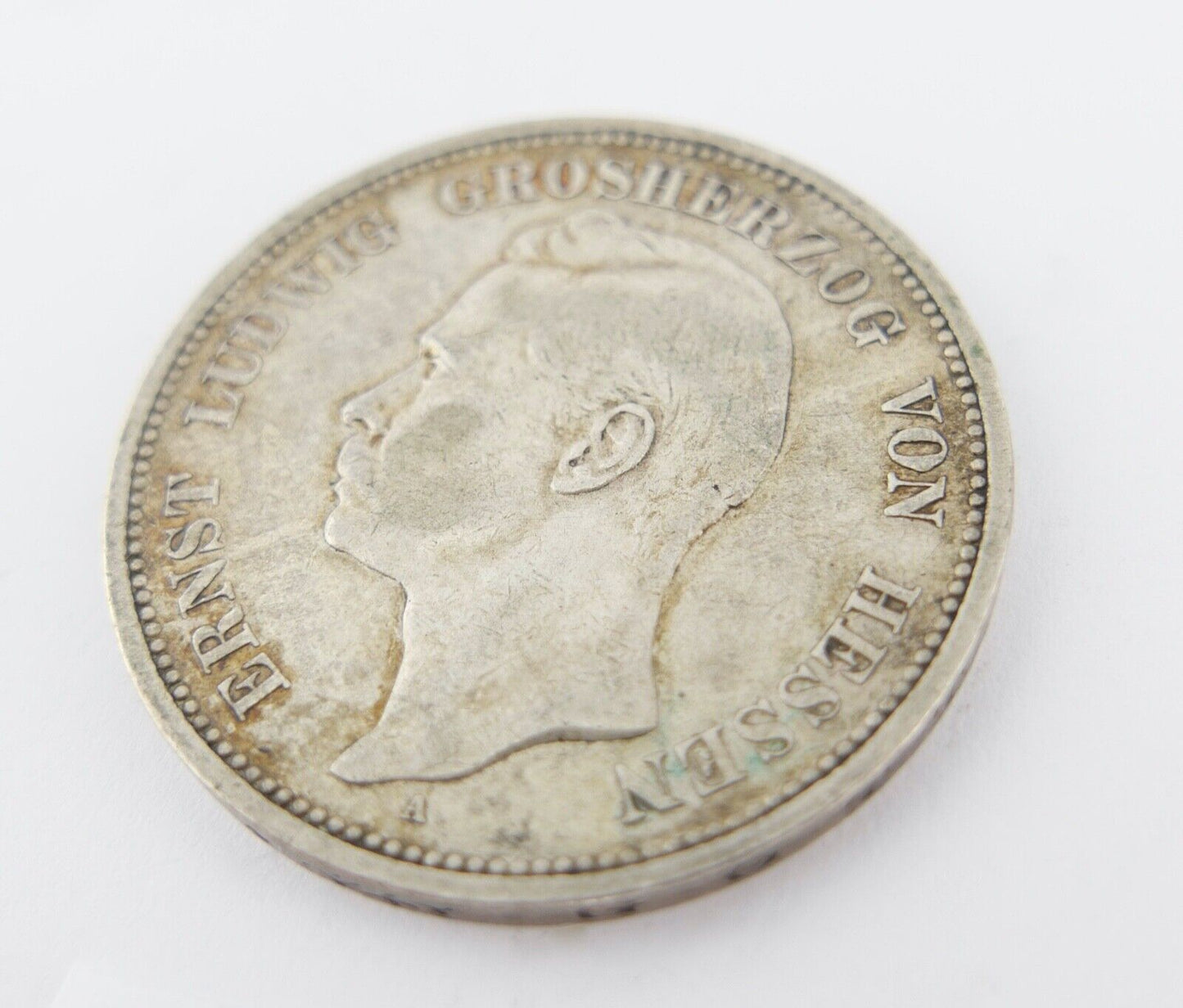 5 Mark 1895 A Jäger J. 73 Hessen Ernst Ludwig Silbermünze erhalt VZ - Sehr schön - Antikhandel-Stuttgart