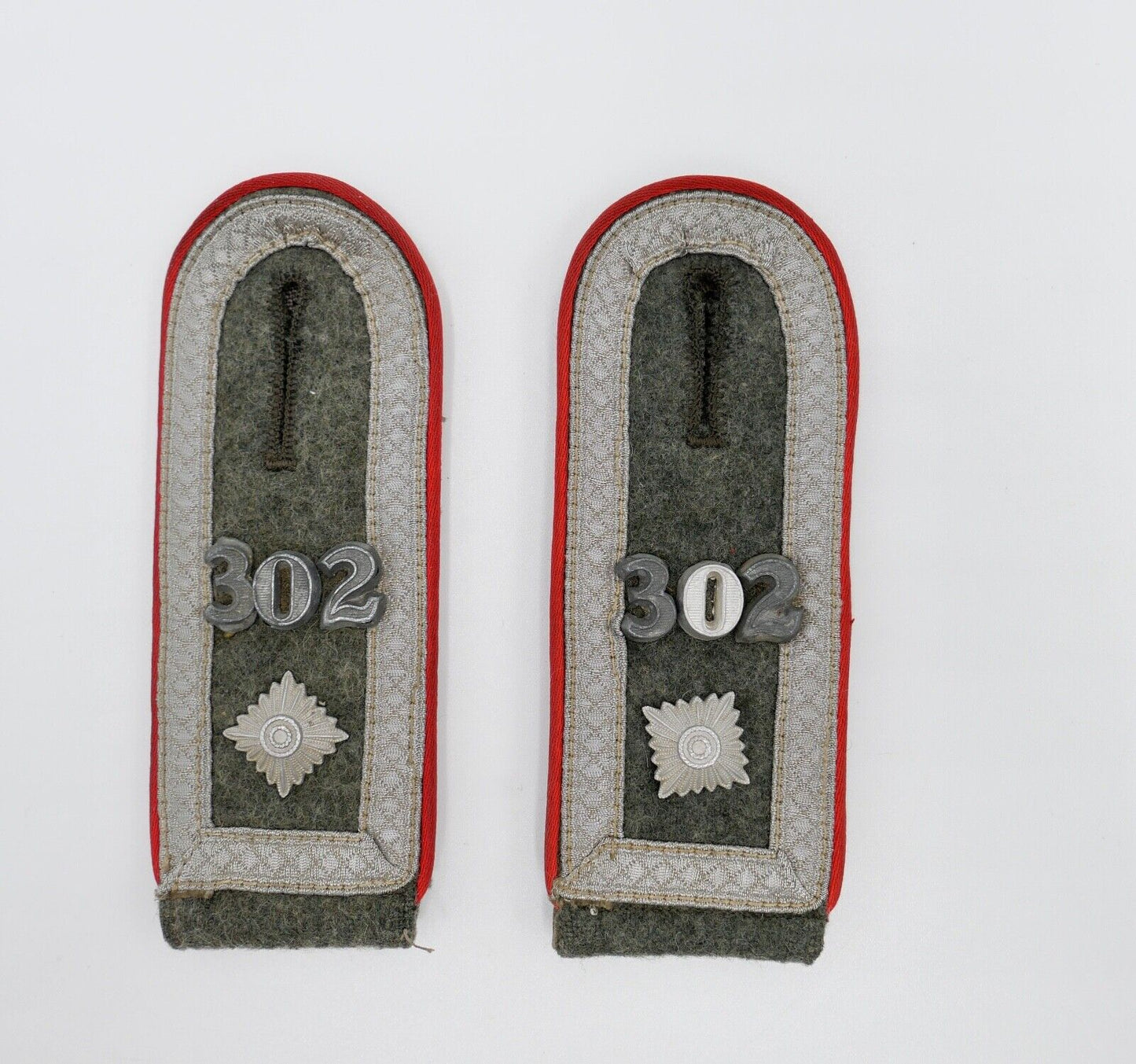 Wehrmacht Heer Schulterklappen 3.Reich Feldwebel WK2 WW2 Artillerie Regiment 302 - Antikhandel-Stuttgart