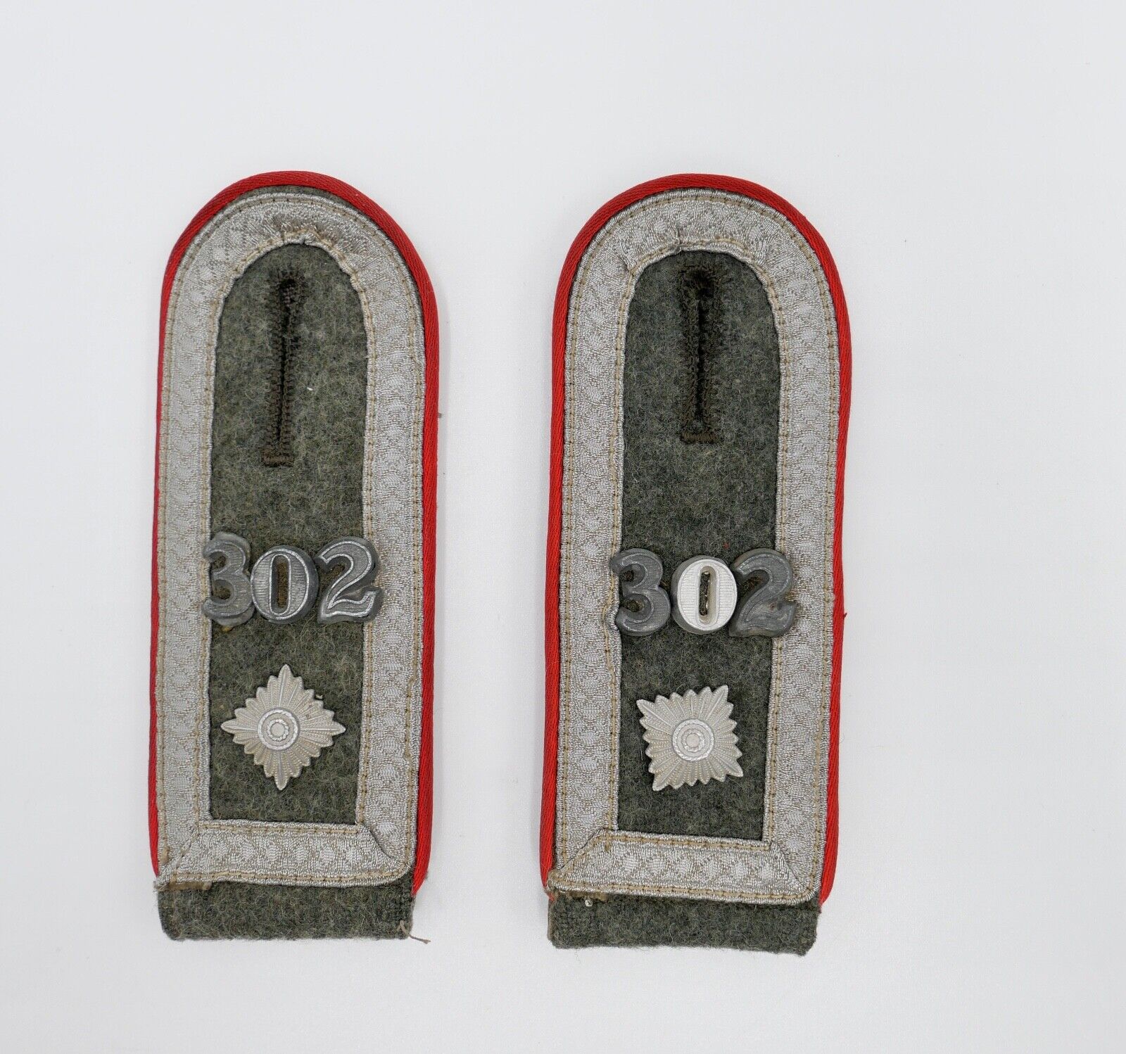 Wehrmacht Heer Schulterklappen 3.Reich Feldwebel WK2 WW2 Artillerie Regiment 302 - Antikhandel-Stuttgart