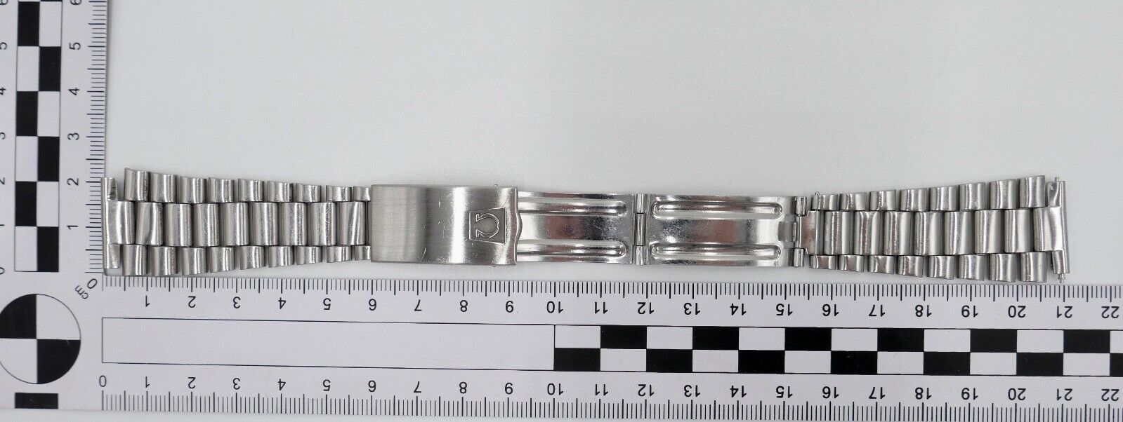 OMEGA Stahlband Faltschließe 1162 173 Flightmaster Edelstahl - Antikhandel-Stuttgart