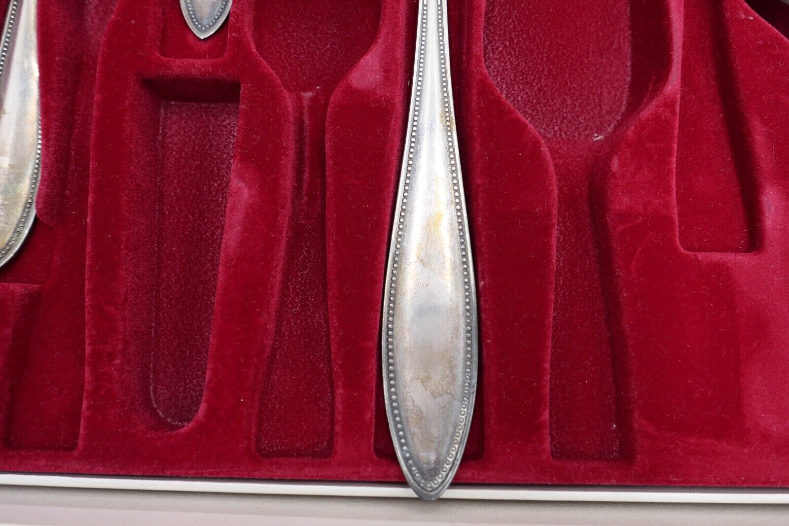 29 tlg. 90er ähnl. WMF 500 Perlrand cutlery Besteck Gabel Löffel Schöpfer Set - Antikhandel-Stuttgart