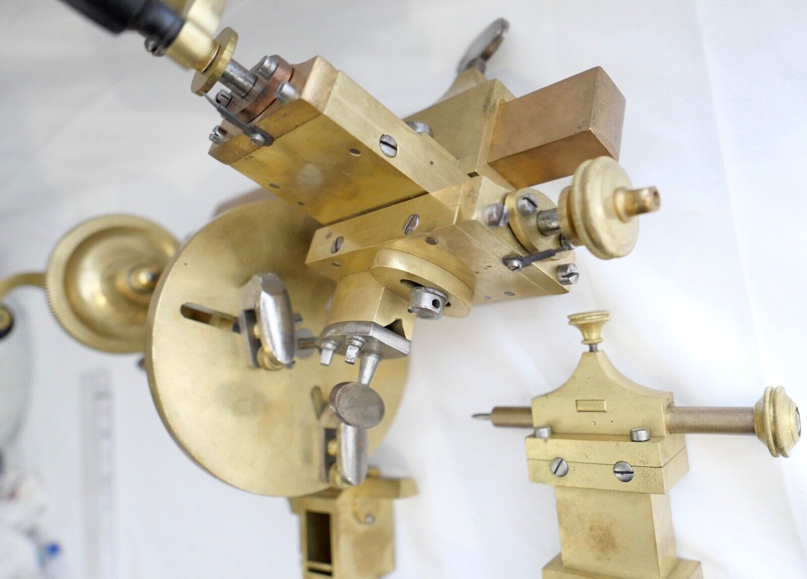 Alte Uhrmacherdrehbank massiv und schwer voll funktionsfähig - Antikhandel-Stuttgart