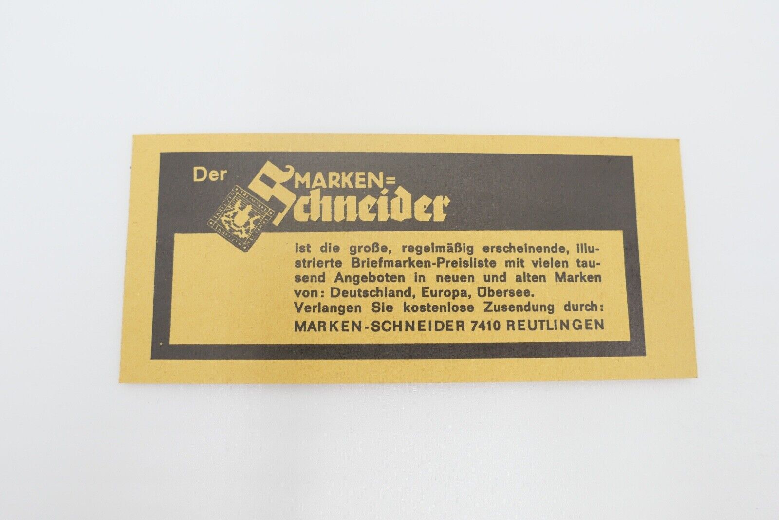 Schneider Briefmarken Markenheftchen MH 11 RLV I BRD Lorsch / Hessen - Antikhandel-Stuttgart