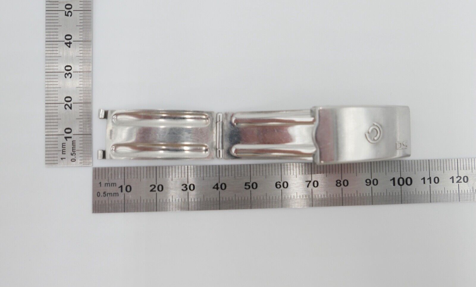 Alte CERTINA DS Faltschließe Edelstahlband Uhrenband 6022 - Antikhandel-Stuttgart