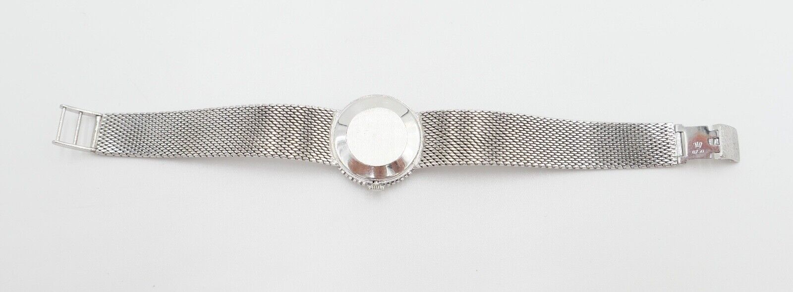 Elegante Predial Weißgold Damen Uhr mit Diamantbesatz 750/18K Lady watch Ø 24 mm - Antikhandel-Stuttgart