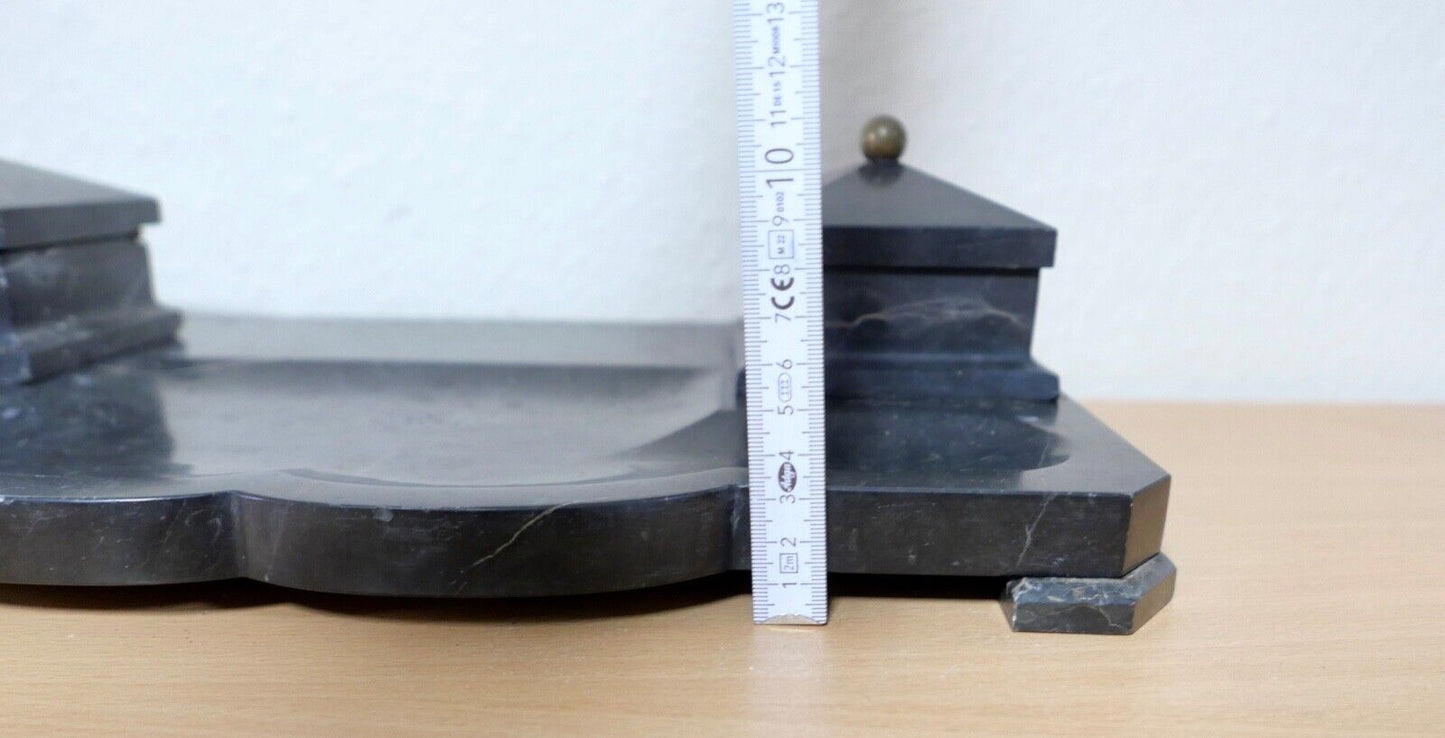 antike Schreibtischgarnitur aus Marmor - Antikhandel-Stuttgart