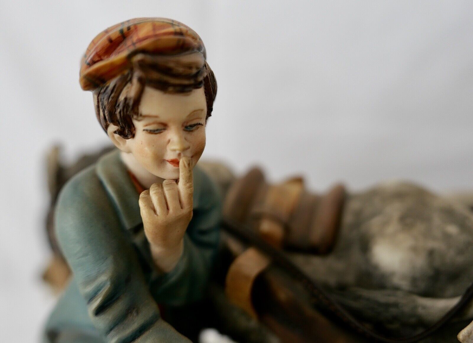 GROßE SCHWERE CAPODIMONTE Porzellan Gruppe Figur " Giacomo Scotti " 37 cm 4,1 KG - Antikhandel-Stuttgart