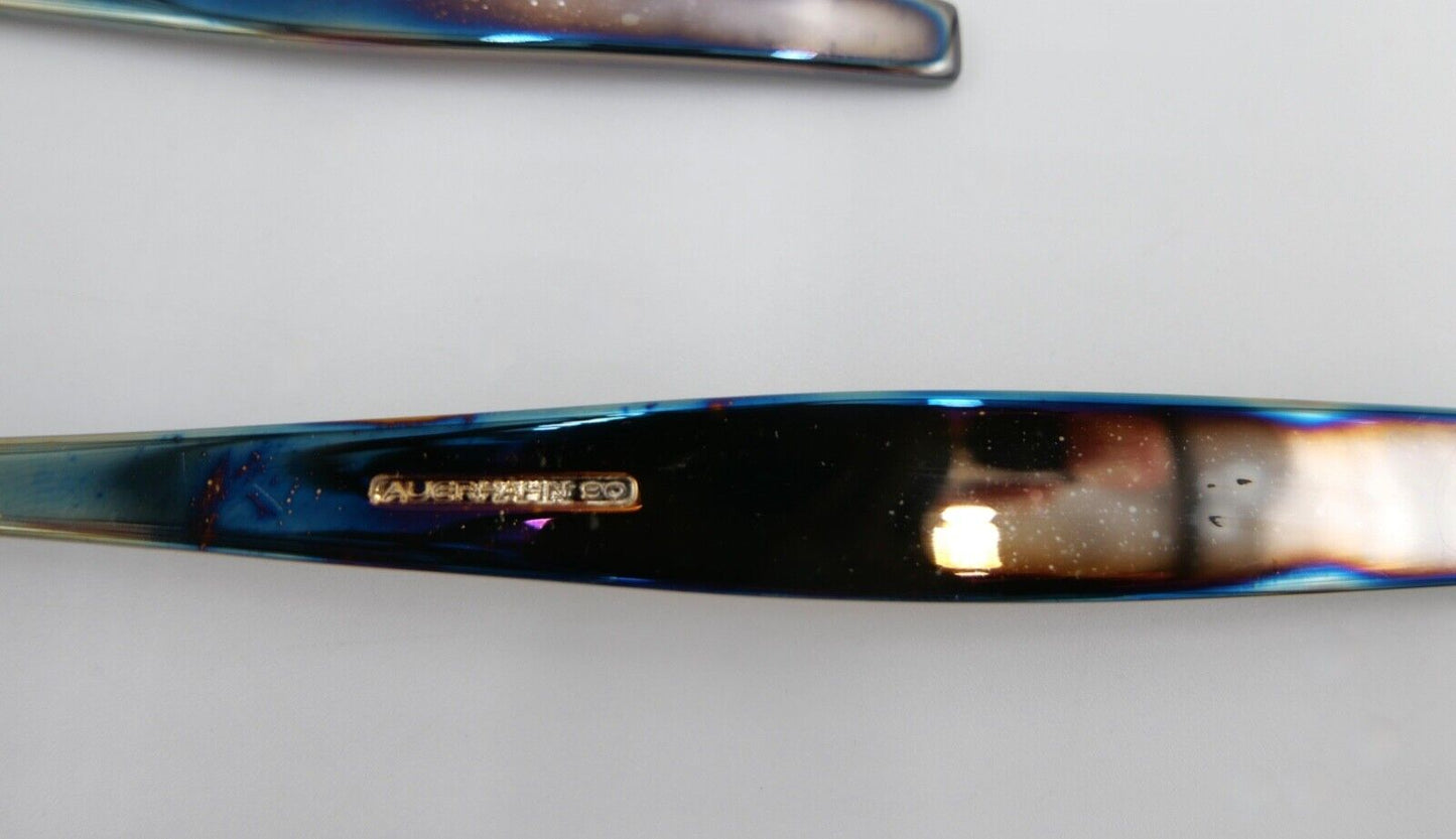 - NEU - OVP 4 Tlg AUERHAHN BAL PARÉ Menübesteck 90er Silber Löffel Gabel Messer - Antikhandel-Stuttgart