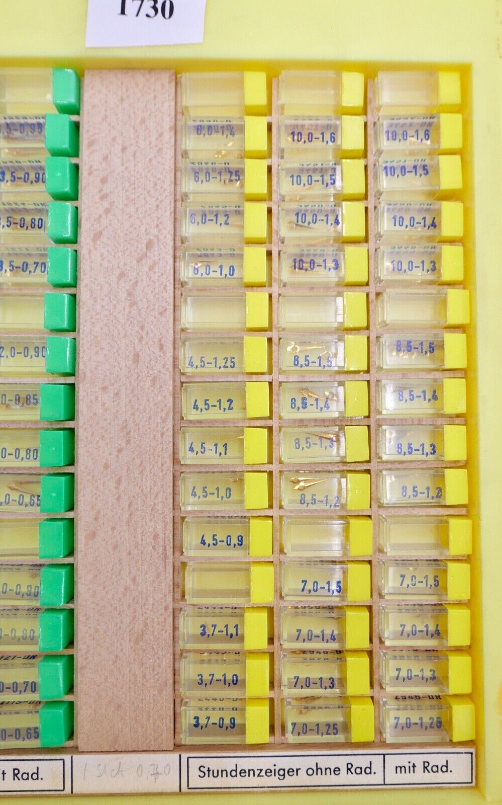 Konvolut Minuten Stunden Zeiger NEU BOLEY ( NOS ) Dauphinform mit & ohne Radium - Antikhandel-Stuttgart