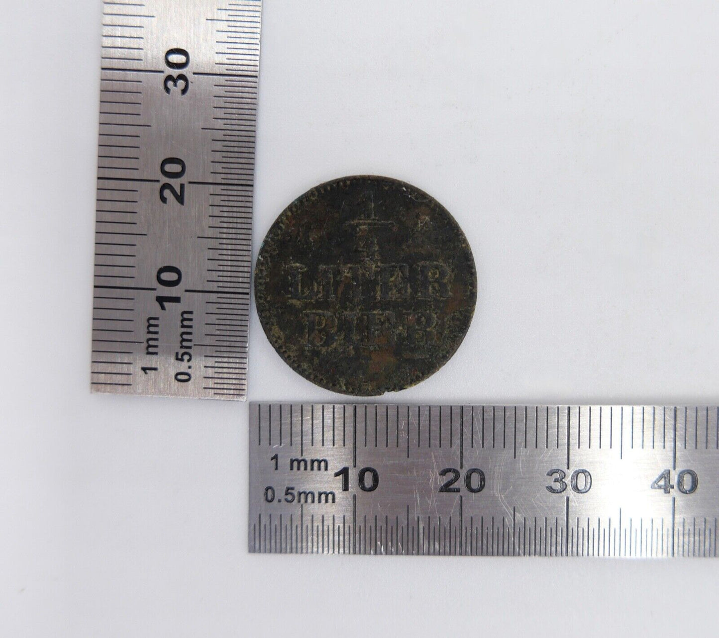 Wilhelm Trautwein Brauerei 1/4 Liter Bier Biermarke - Antikhandel-Stuttgart