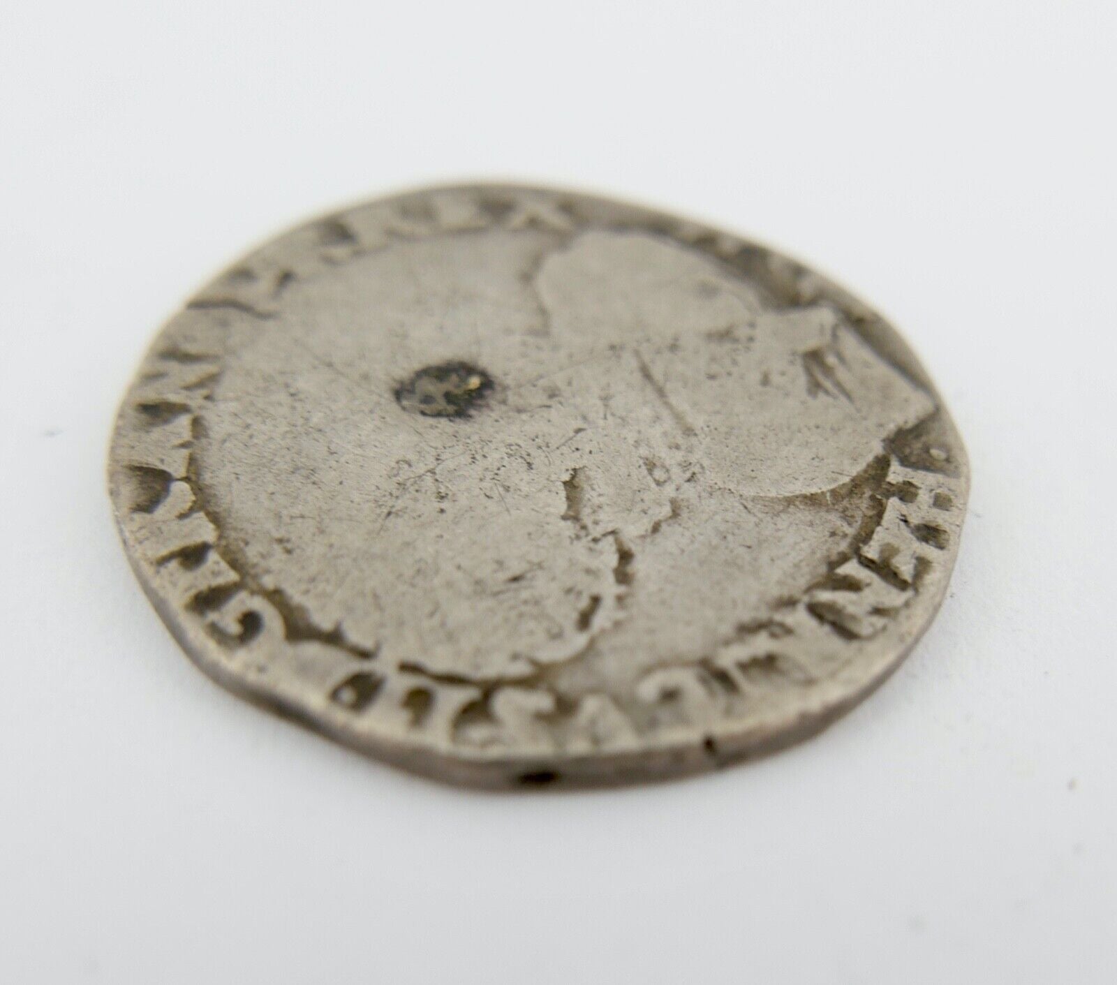 1558 K FRANZÖSISCHE KÖNIGLICHE MÜNZEN Henri II (1547-1559) 1/2 teston 2e type - Antikhandel-Stuttgart