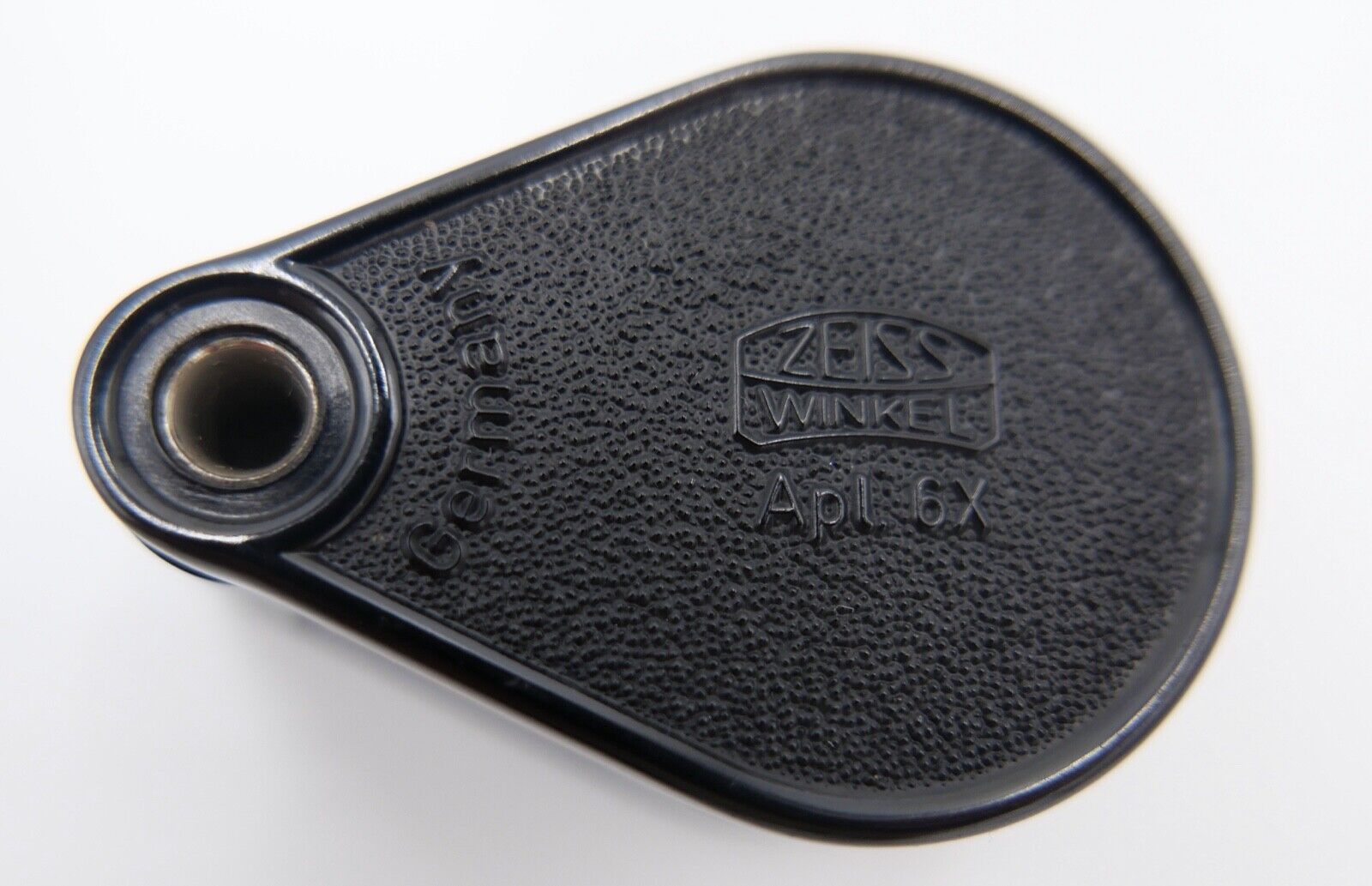 Apl. 6x Zeiss Winkel Germany Einschlaglupe 1940er Jahre Bakelit - Antikhandel-Stuttgart