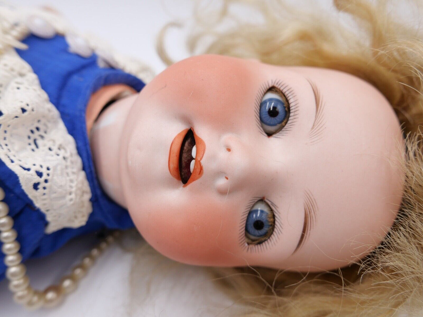 Antike Bisk Porzellan Puppe Gebr. Heubach Köppelsdorf 300.1. old doll 47 cm - Antikhandel-Stuttgart