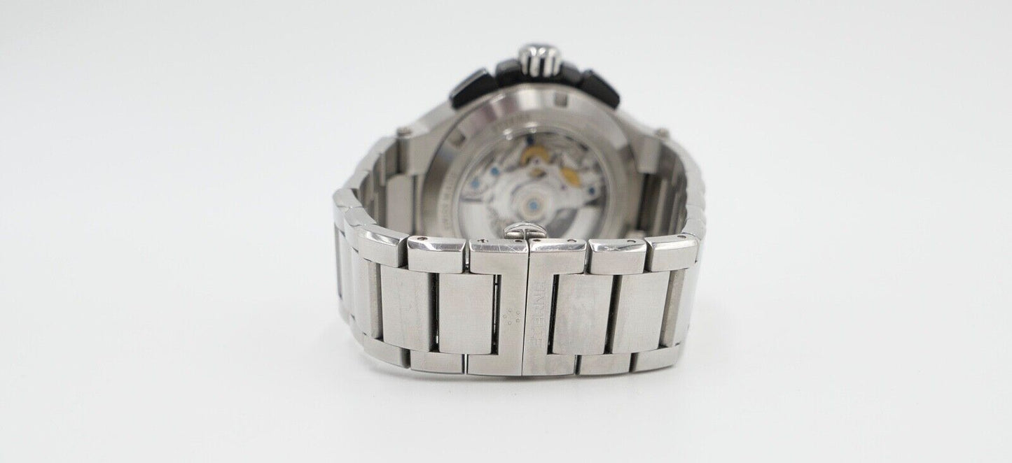 Eterna Royal KonTiki Chronograph GMT 45mm 7760.00 aus 2019 Edelstahl FULL SET - Antikhandel-Stuttgart