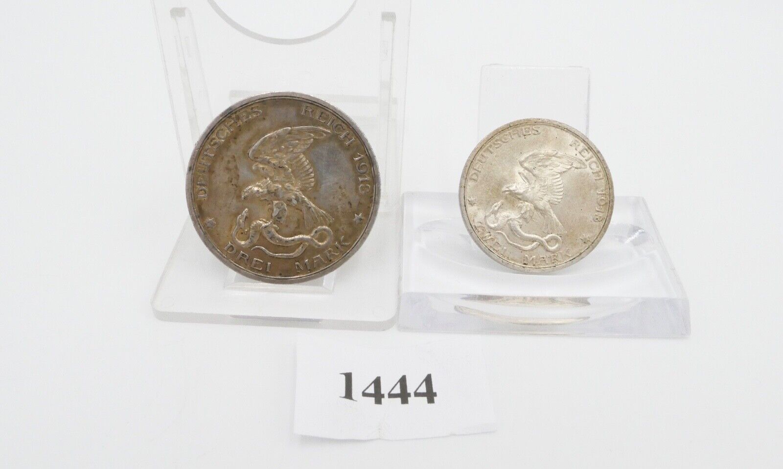 2 & 3 Mark Jäger J.109 & 110 Preussen Befreiungskriege Befreiungskampf Silber - Antikhandel-Stuttgart