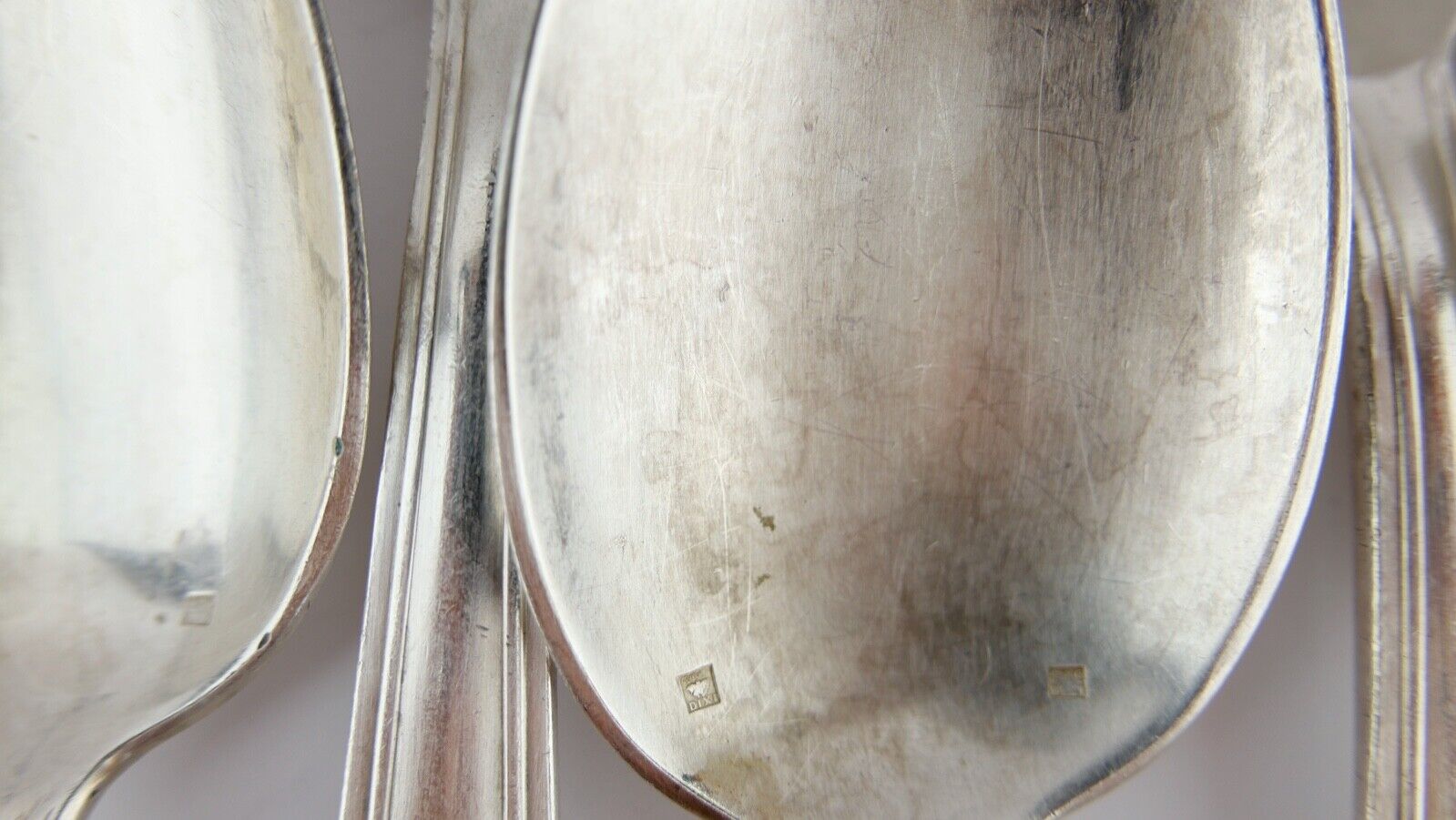 32 Tlg Art Deco 1930er Couverts DIXI 84G 18G cutlery Besteck Gabel Löffel - Antikhandel-Stuttgart