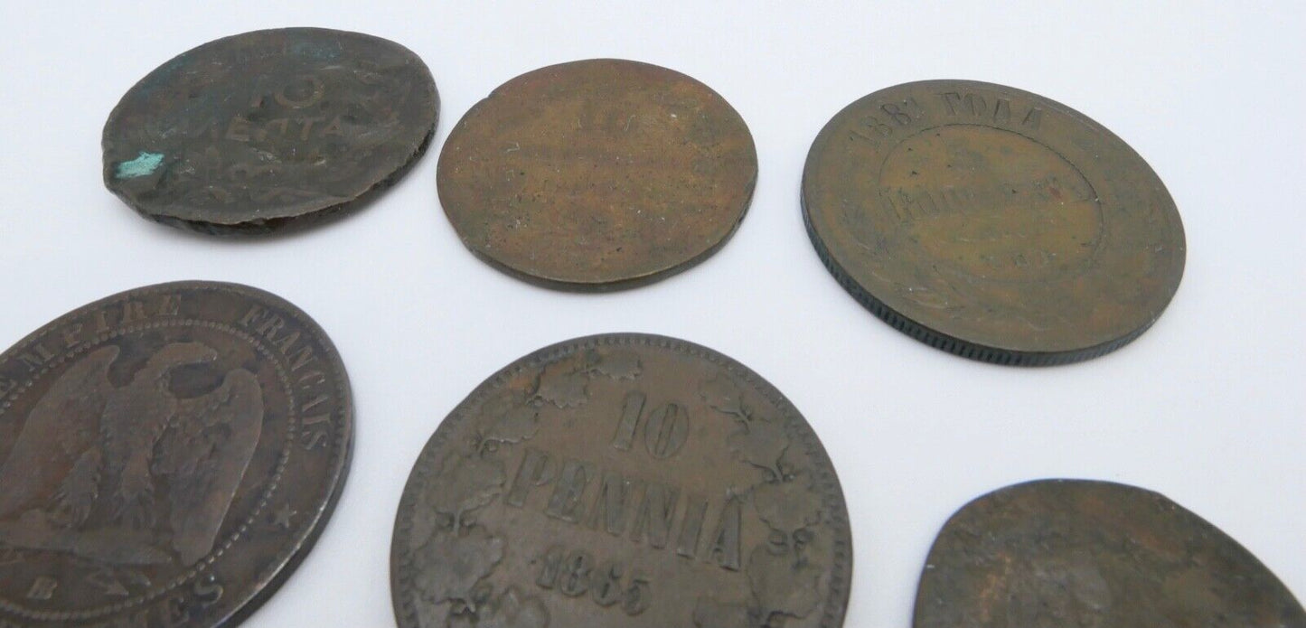 antike Münzen Griechenland Italien Frankreich Russland Finnland - Antikhandel-Stuttgart