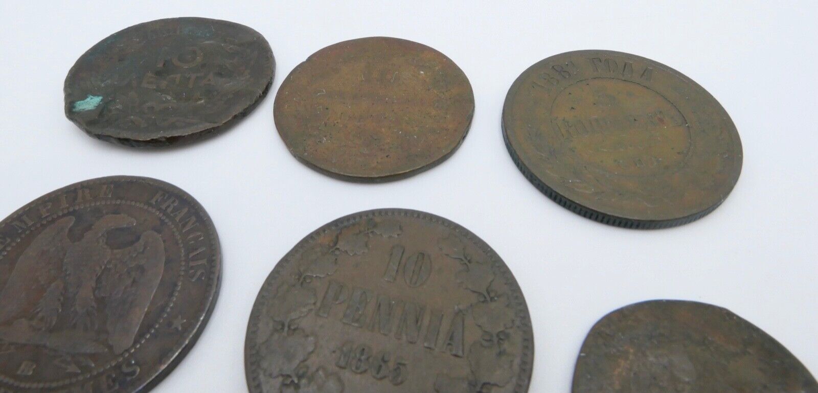 antike Münzen Griechenland Italien Frankreich Russland Finnland - Antikhandel-Stuttgart