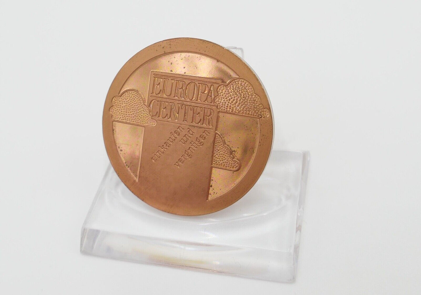 Berlin wählt EUROPA CENTER Medaille mit Etui Kreissparkasse Heilbronn - Antikhandel-Stuttgart