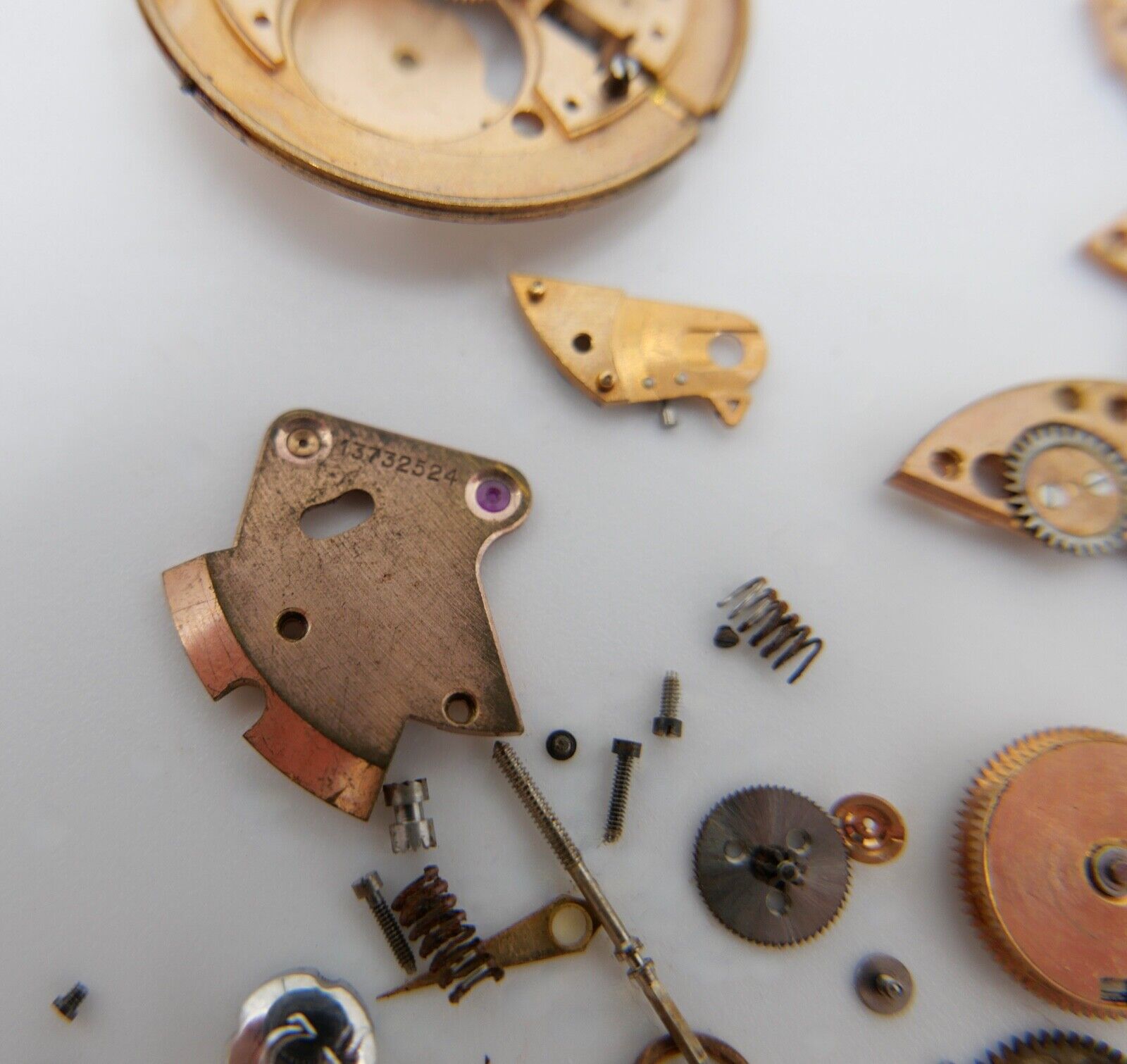 Omega Cal. 354 Automatic Uhrwerk ERSATZTEIL defekt 12,57 Gramm - Antikhandel-Stuttgart