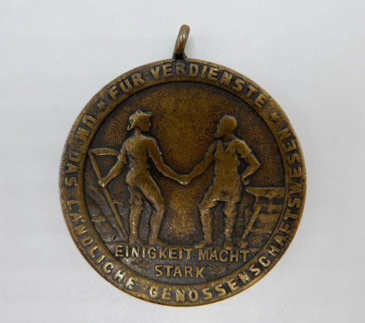Medaille 1914 Deutsches Reich BRANDENBURG BERLIN Für Verdienste Genossenschaft - Antikhandel-Stuttgart