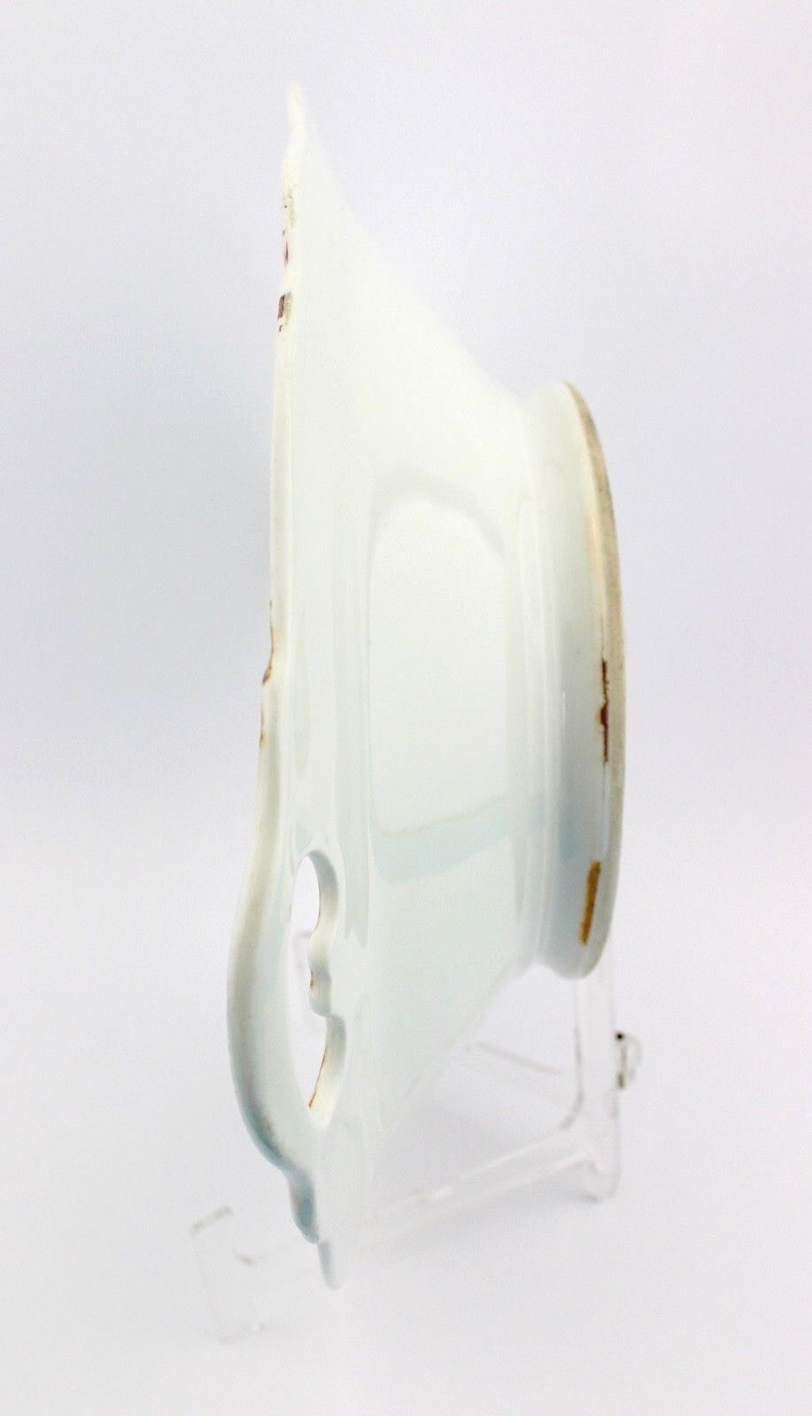 Antike " KPM Krister " Porzellan Schale / Teller Ø 28 cm 1837-1844 Goldrand - Antikhandel-Stuttgart