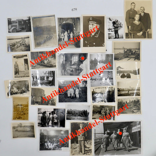 Russische Kriegsgefangene 29 Fotos Feldzug Generäle Schlacht WW2 WK2 Wehrmacht - Antikhandel-Stuttgart