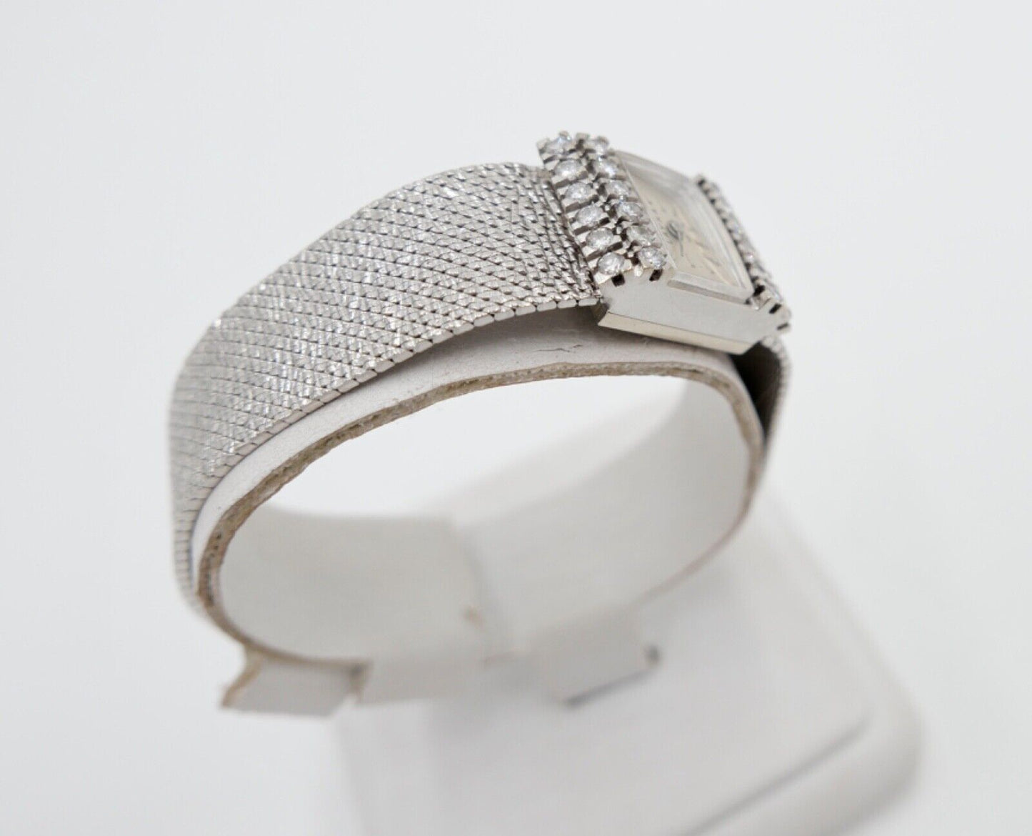 Elegante LAYKA Weißgold Damenuhr 1,32 Ctw mit 24 Brillanten 585 14K - Antikhandel-Stuttgart