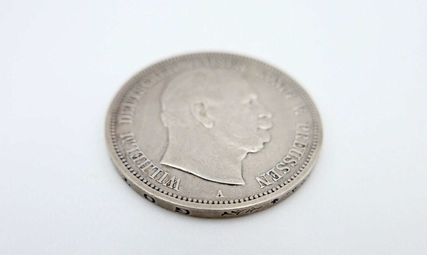 5 Mark 1876 Silbermünze Preussen 1876 A Wilhelm Jäger J.97 Preußen - Antikhandel-Stuttgart