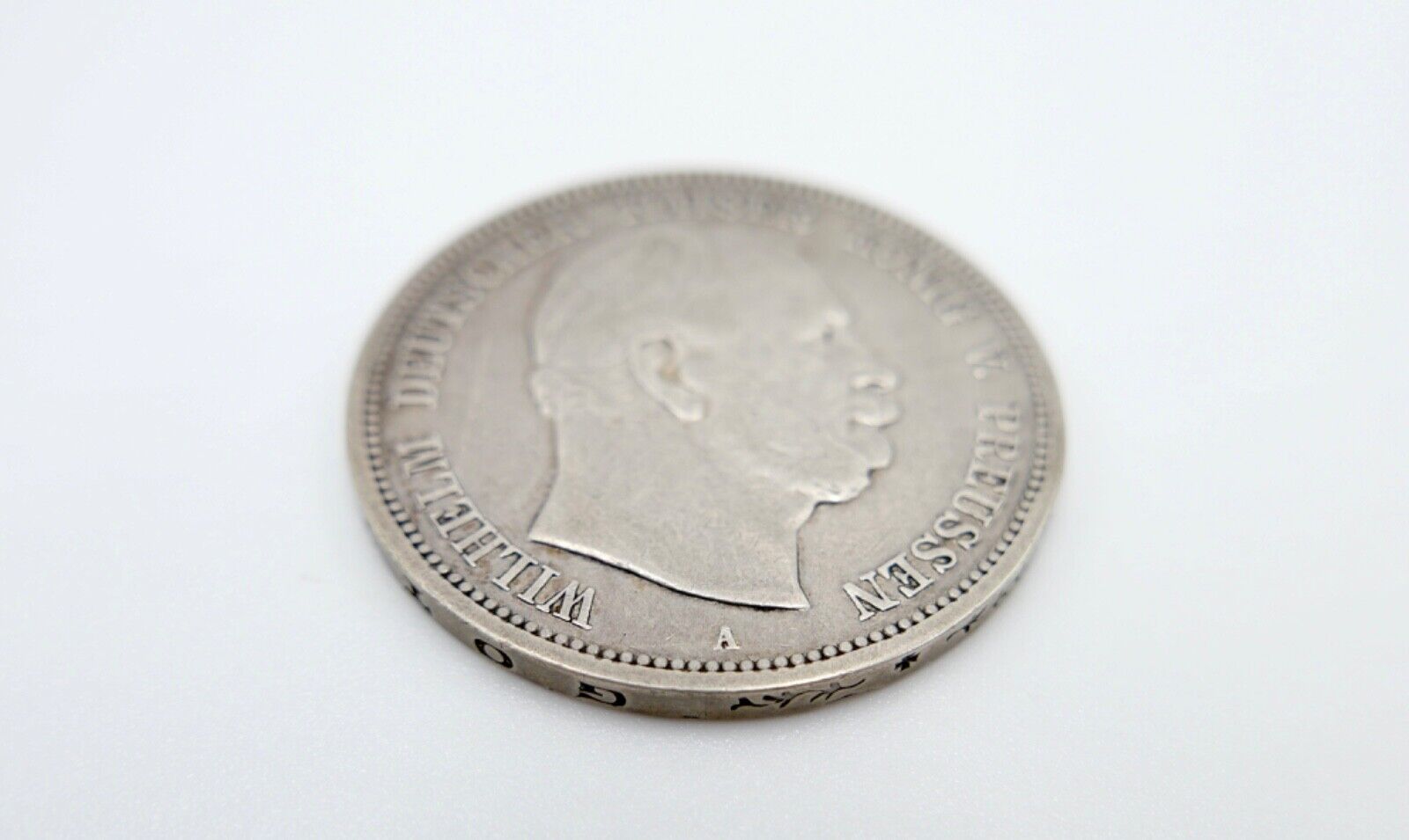 5 Mark 1876 Silbermünze Preussen 1876 A Wilhelm Jäger J.97 Preußen - Antikhandel-Stuttgart