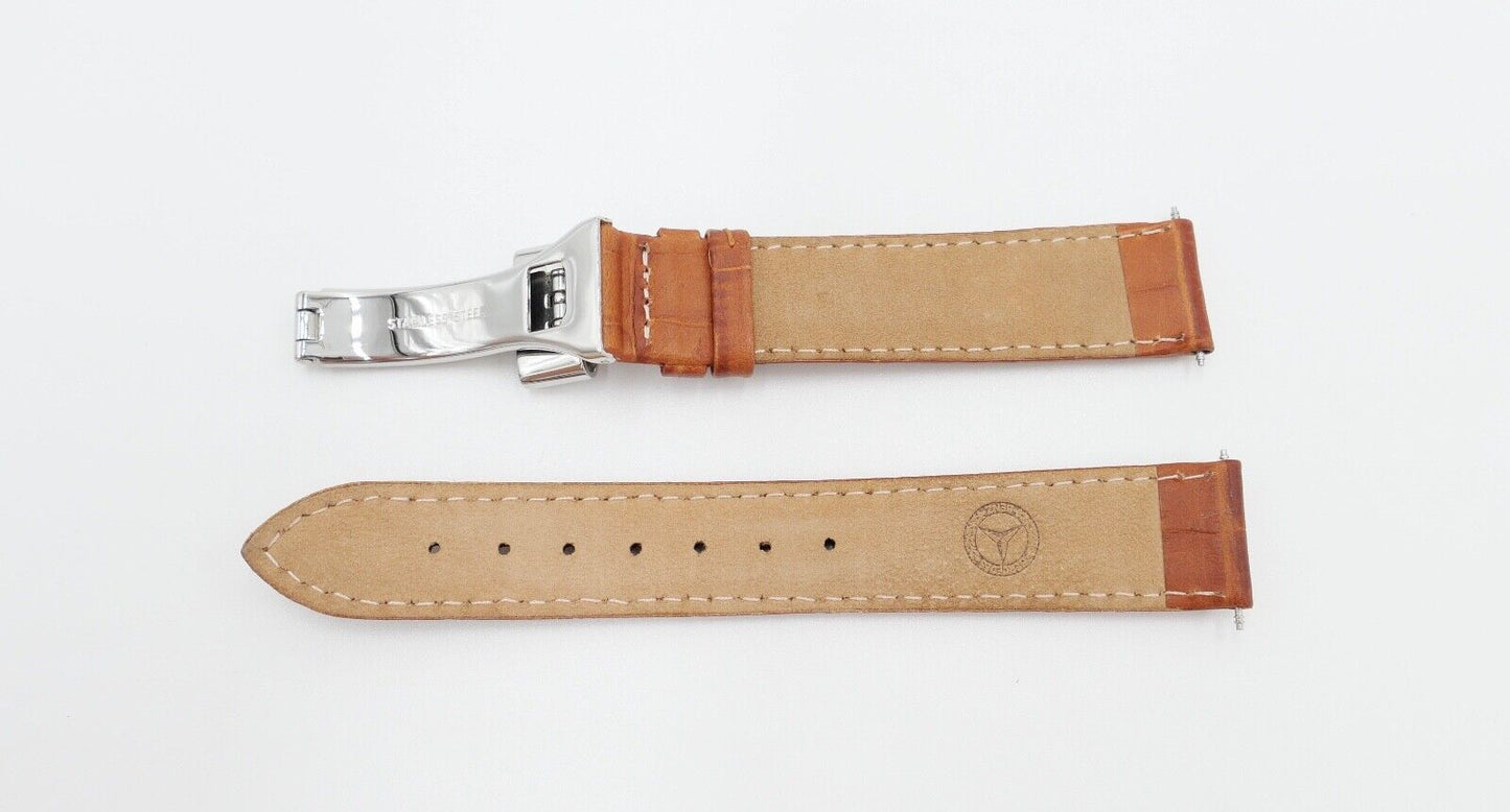 NEU NEUwertig Uhrenband für Mercedes Benz 18mm Faltschließe Leder - Antikhandel-Stuttgart