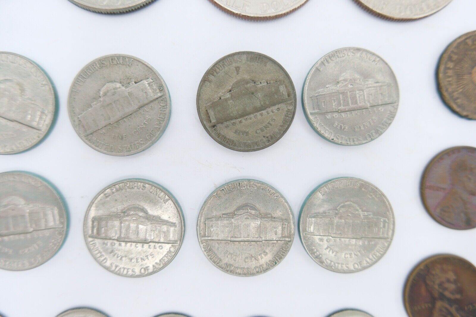 Posten LOT USA Dollar Cent Vereinigte Staaten Kennedy , Liberty etc SILBER - Antikhandel-Stuttgart