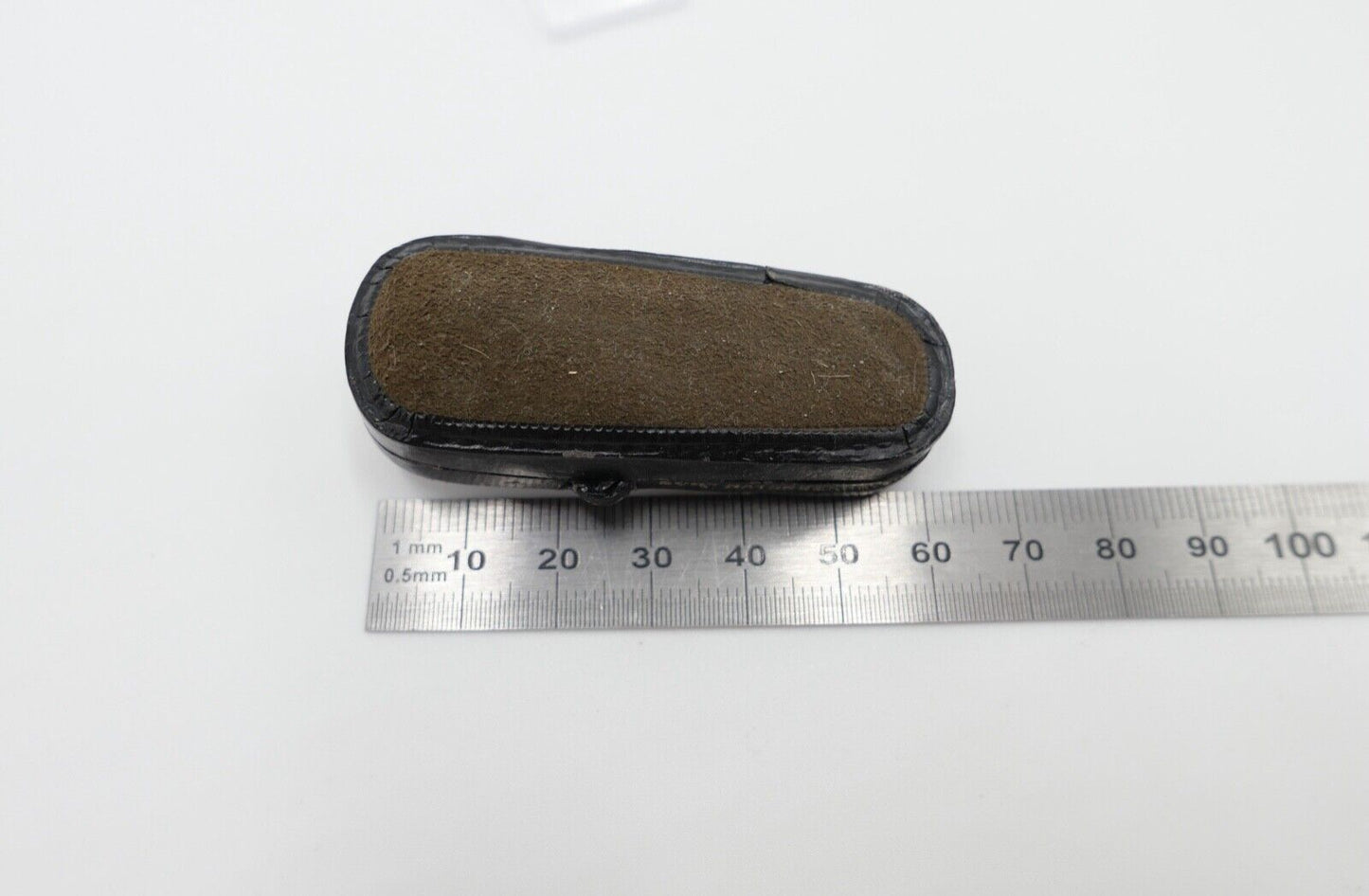 Bernstein Butterscotch Zigarrenspitze Box cigarette holder Amber 925 Silber - Antikhandel-Stuttgart