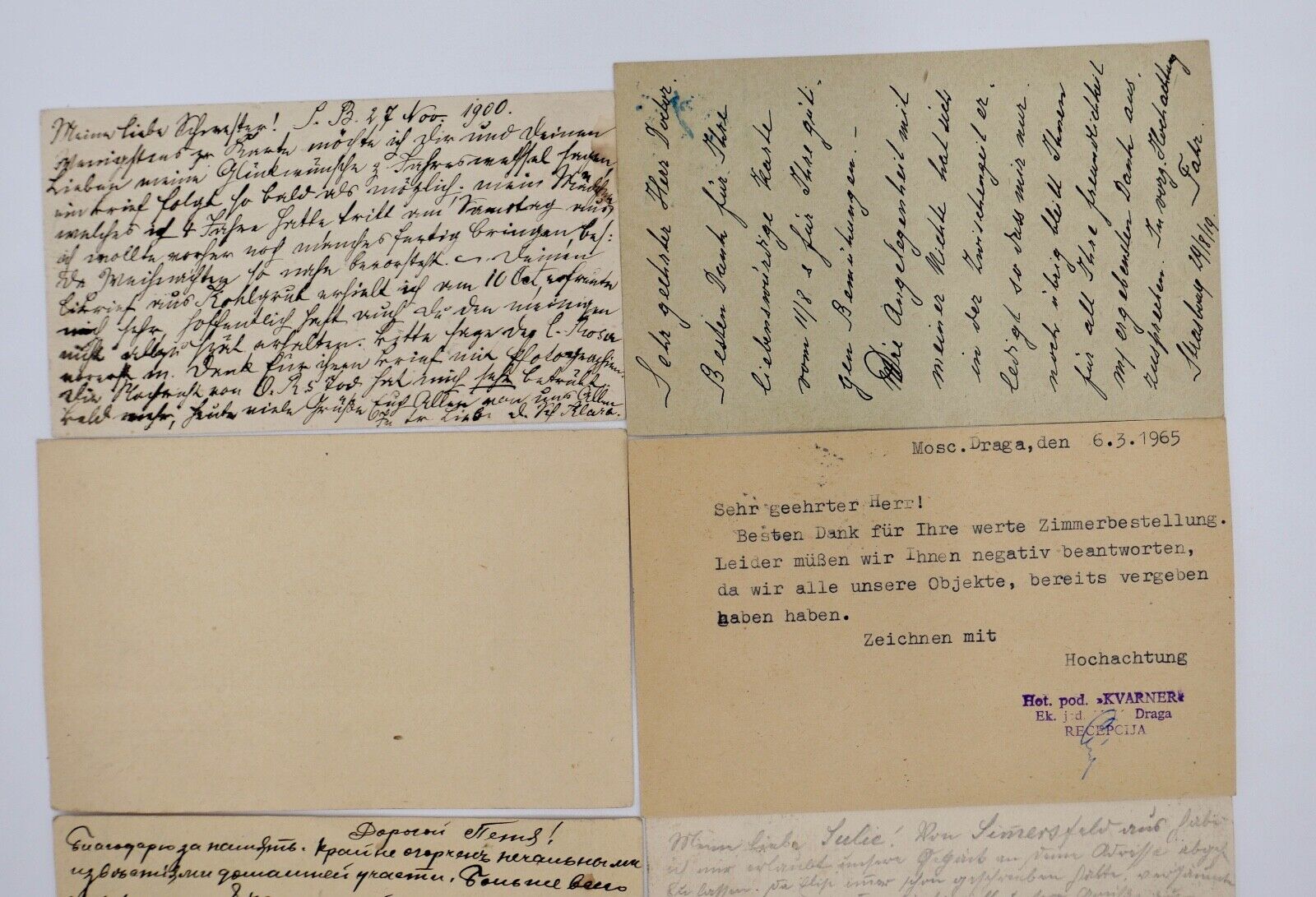 Konvolut Ansichts Postkarten Russland Frankreich Italien um 1900 International - Antikhandel-Stuttgart