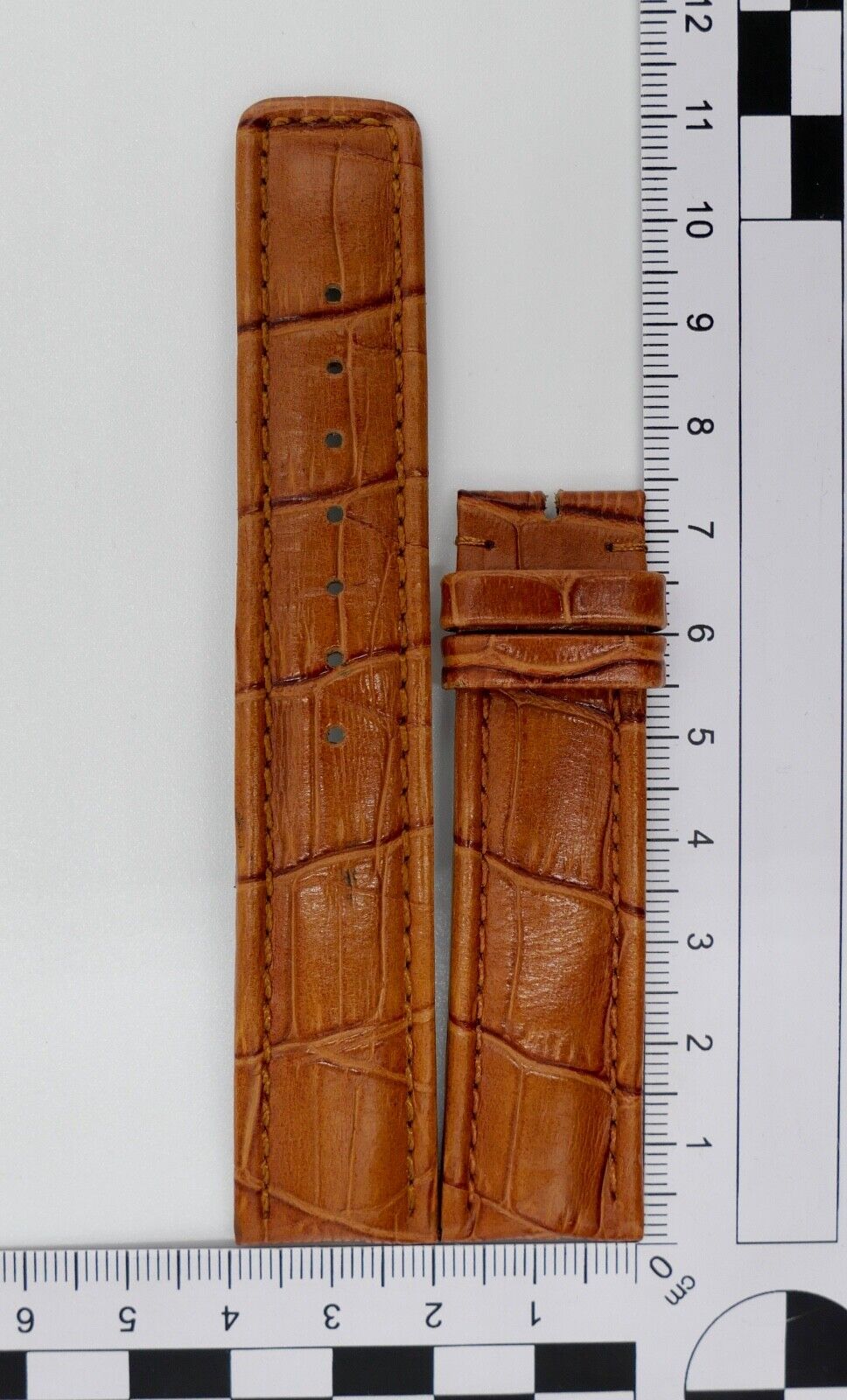 Original 20mm IWC Leder Uhrenband 20-18 NEUwertig Armband - Antikhandel-Stuttgart