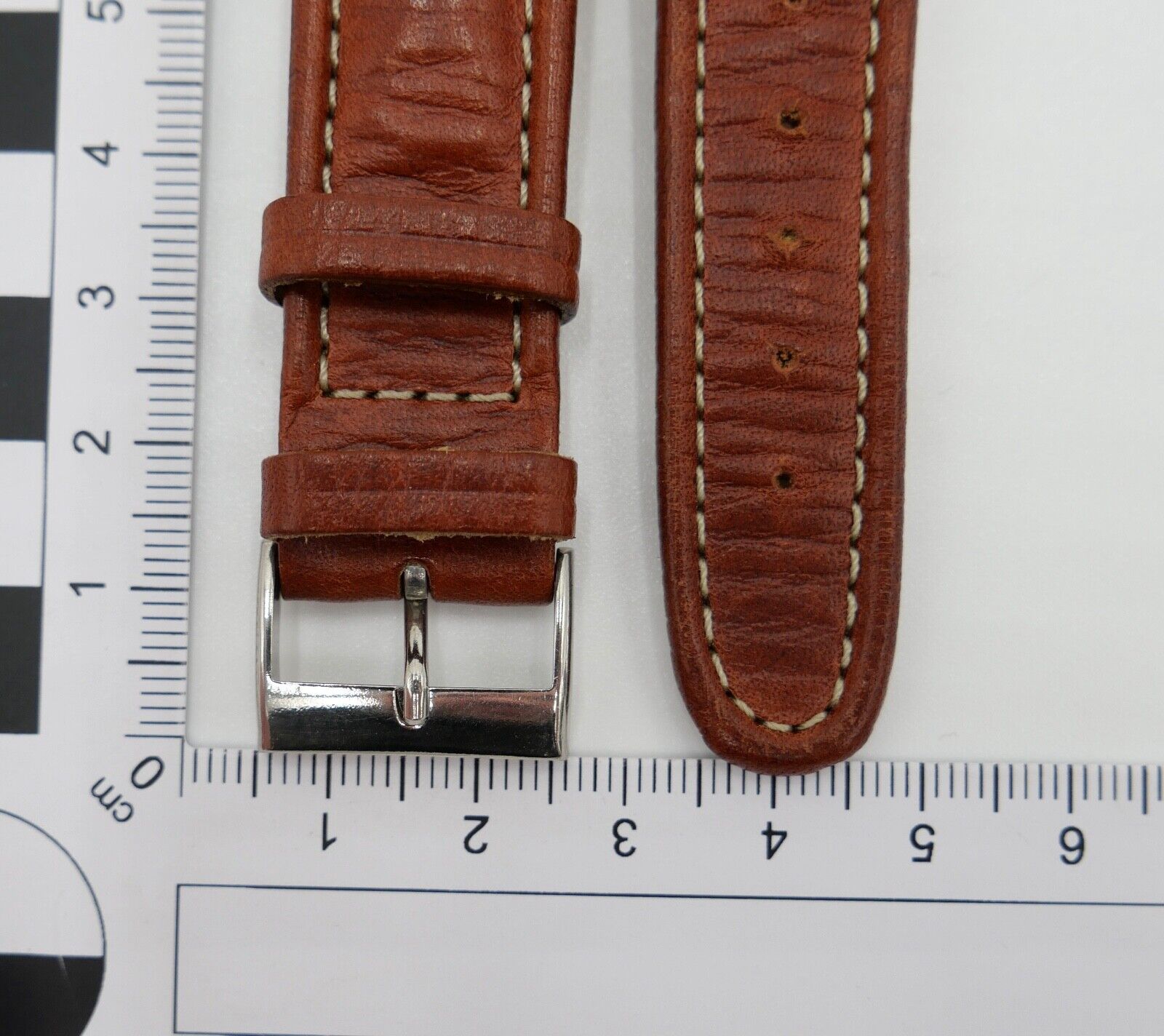 Original 20mm BREITLING Leder Uhrenband 20-18 NEUwertig Armband - Antikhandel-Stuttgart