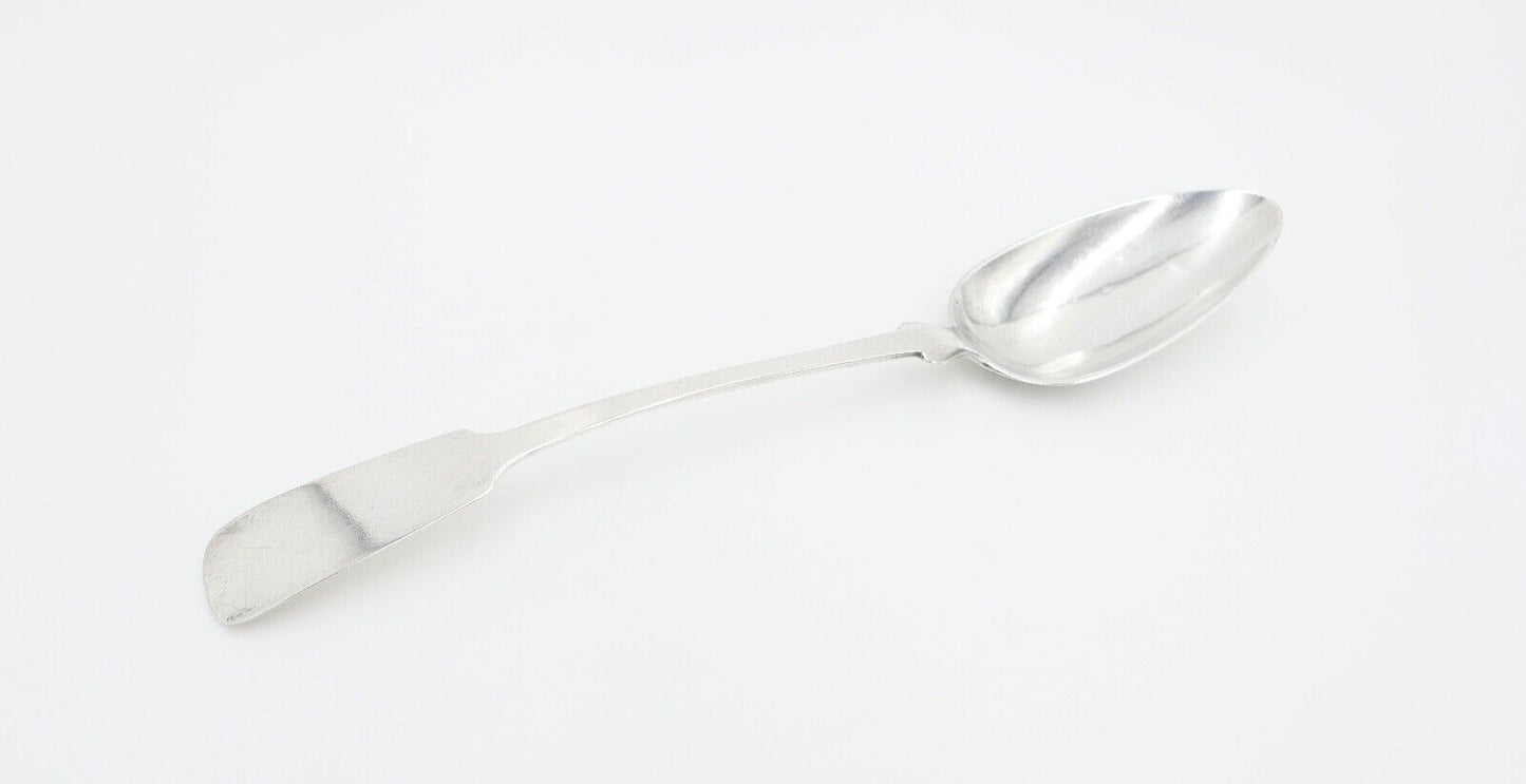 W.I.E.LLING Berlin 1854 - 1860 Tremolierstich Suppenlöffel 750 Silber 12 Lot - Antikhandel-Stuttgart