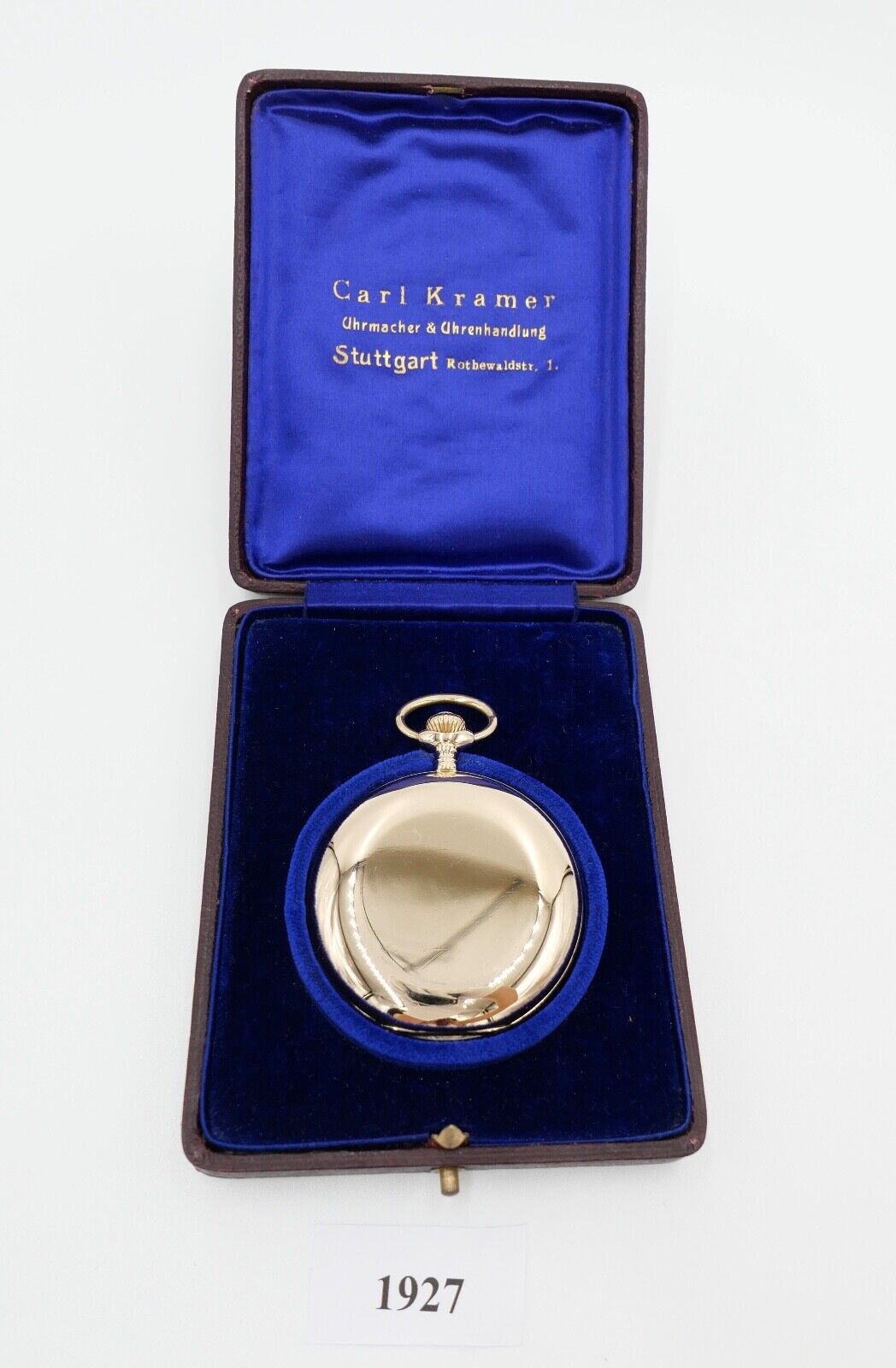 GP Girard Perregaux Taschenuhr 585 / 14K GOLD 51 mm Savonette inkl. Box - Antikhandel-Stuttgart