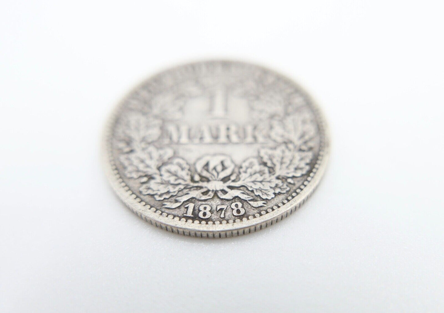 1 Mark Deutsches Reich 1878 G Jäger J.9 schön bis sehr schön s-ss Silber - Antikhandel-Stuttgart