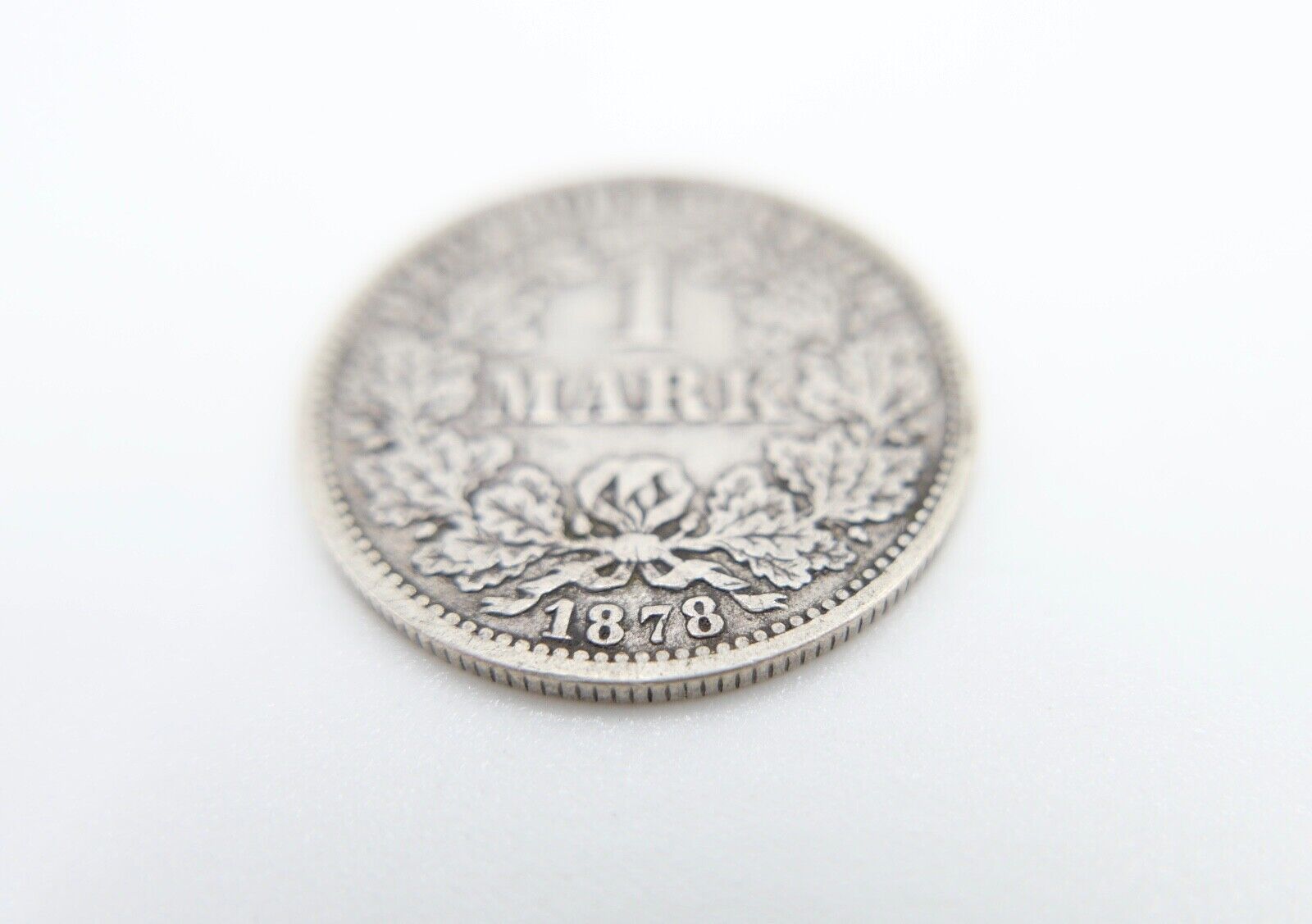 1 Mark Deutsches Reich 1878 G Jäger J.9 schön bis sehr schön s-ss Silber - Antikhandel-Stuttgart