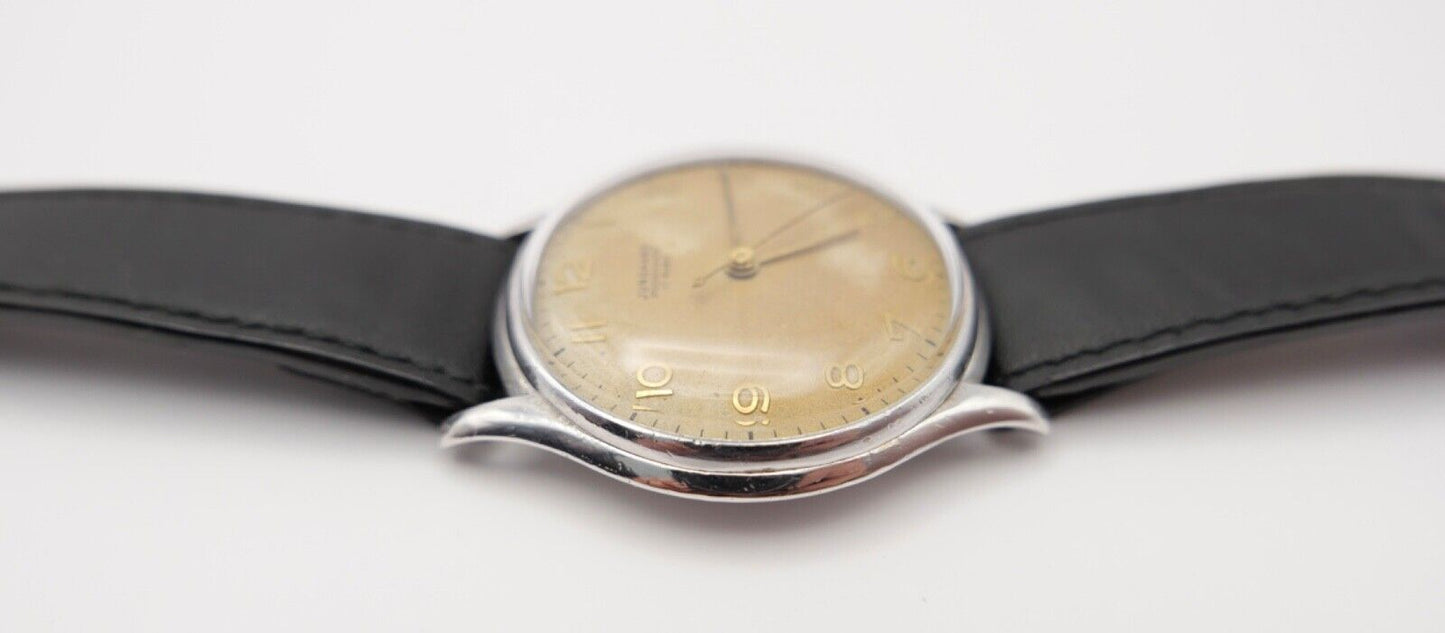 Junghans Cal. J80 Herren Armbanduhr 1950er Jahre Ref. 680.72 - Antikhandel-Stuttgart