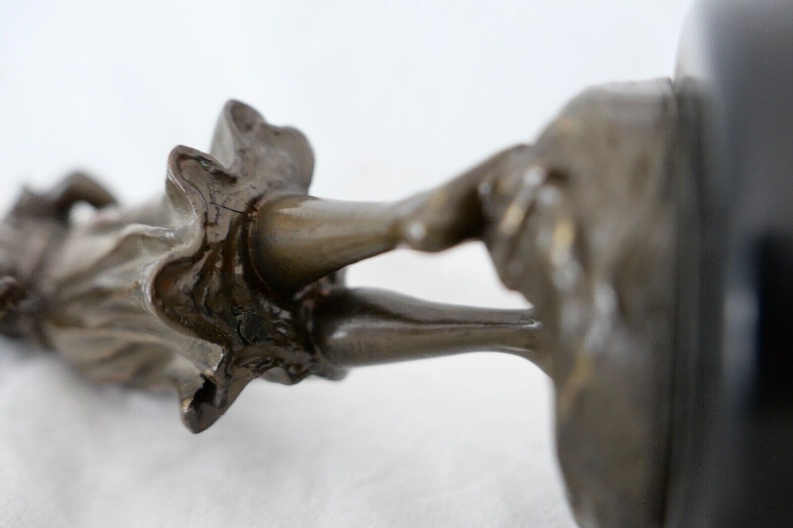 Jugendstil Bronze Figur Skulptur " M. Max Lindenberg " 25 cm um 1900 - Antikhandel-Stuttgart