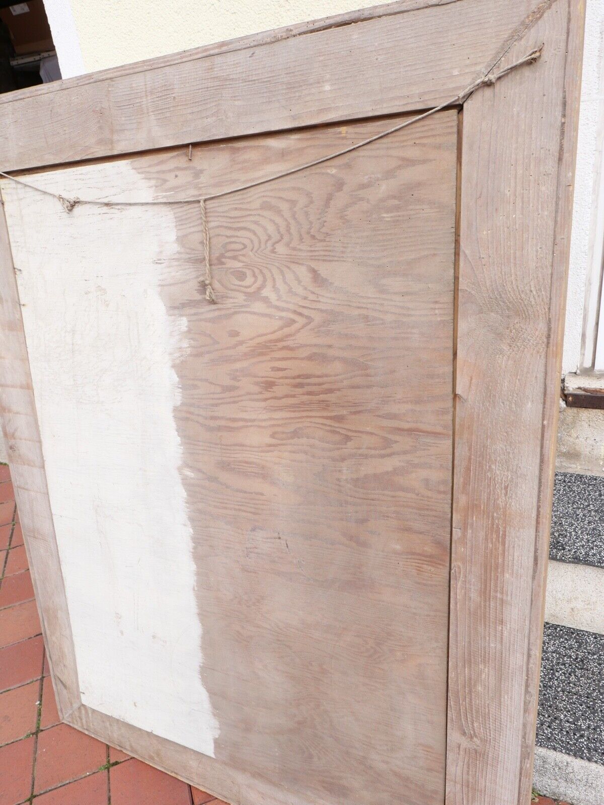 Antikes Religiöses Gemälde signiert " K. Schwarbi Eiken " auf Holz 19.Jh Schweiz - Antikhandel-Stuttgart