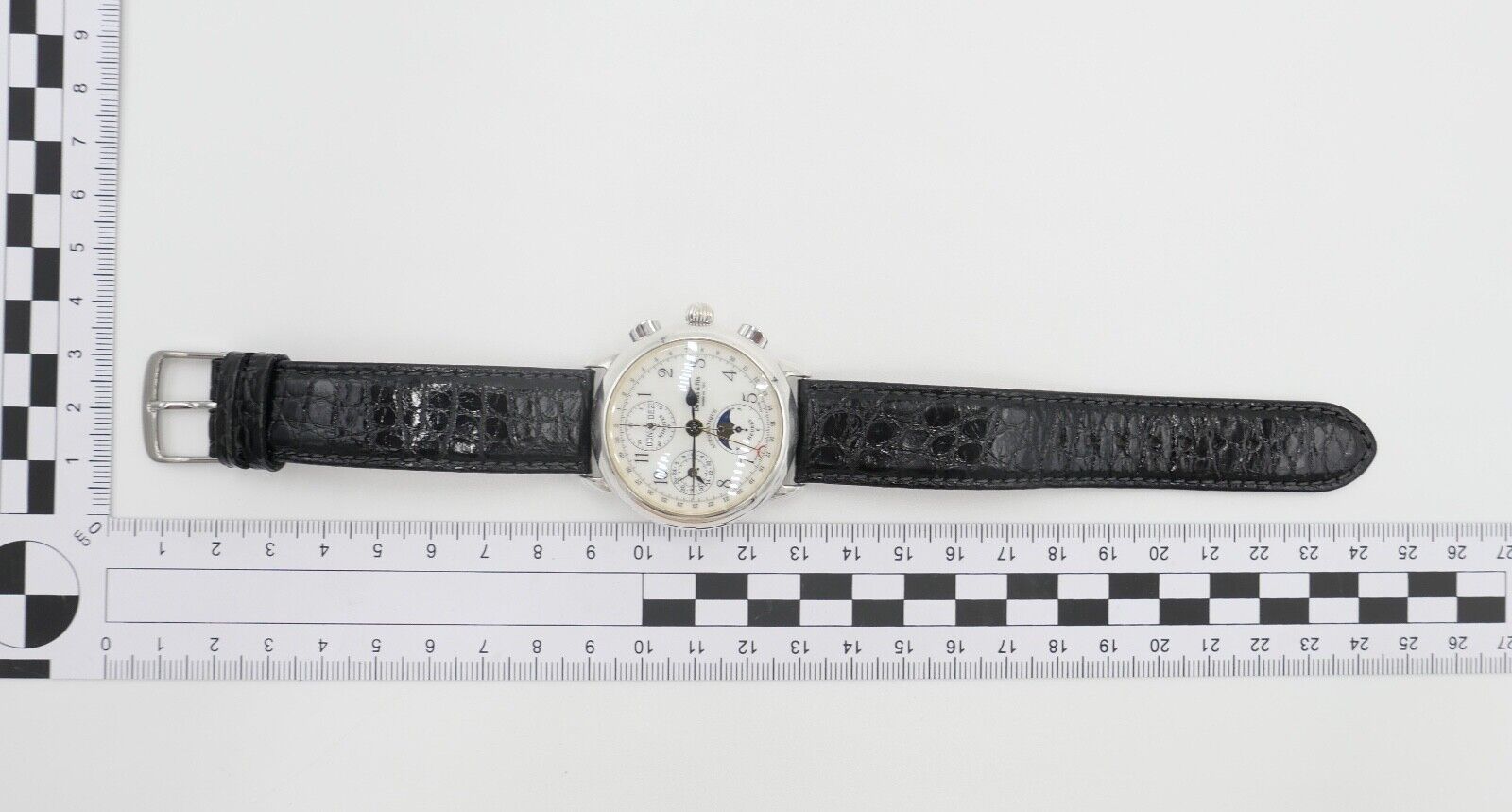 Philippe DuBois & Fils Chronograph 1910 Musee Edition 38 925 Silber Cal. ETA7751 - Antikhandel-Stuttgart