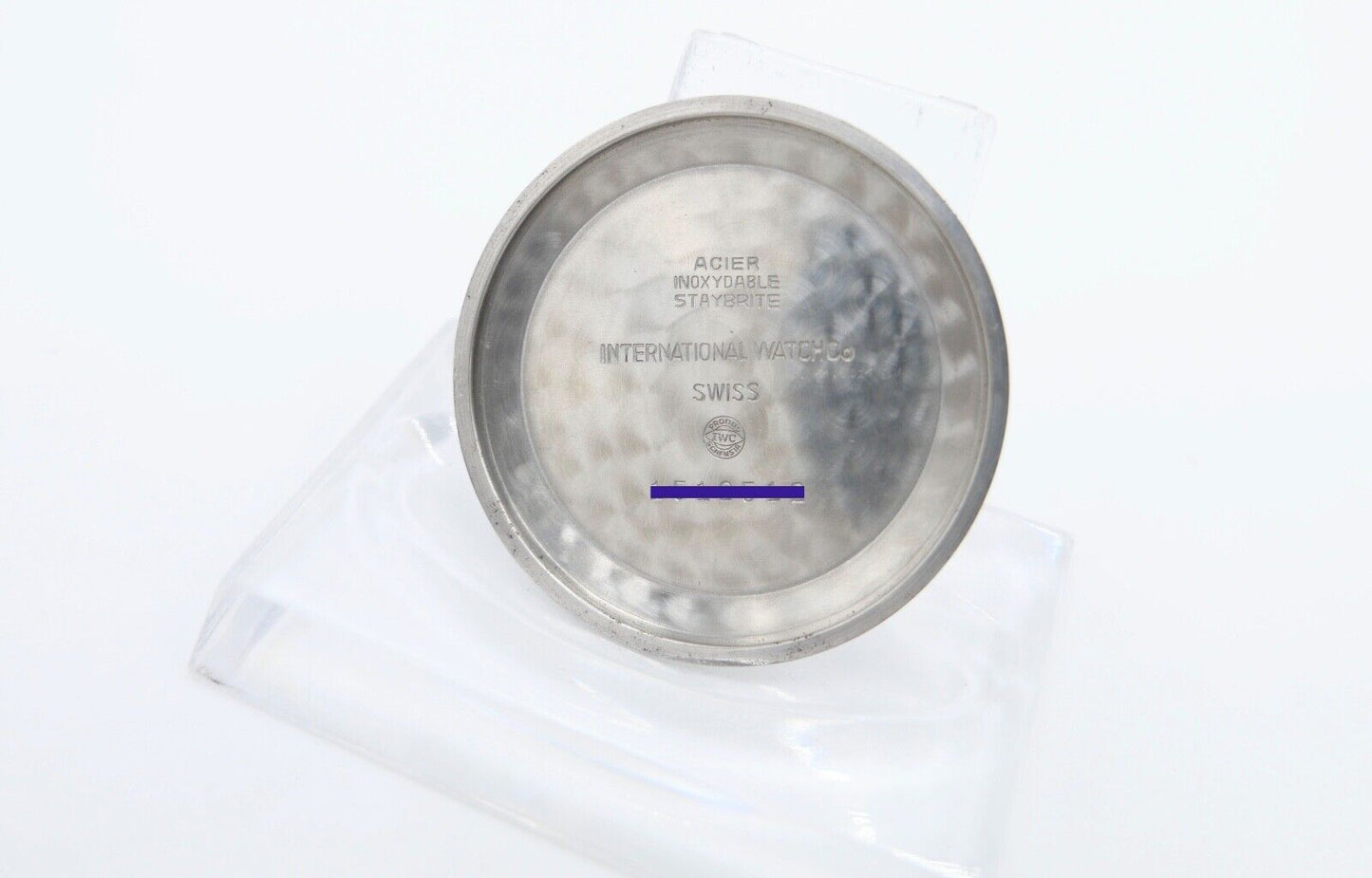 1959 IWC International Watch Co Herren Armbanduhr Cal. 89 Edelstahl Handaufzug - Antikhandel-Stuttgart